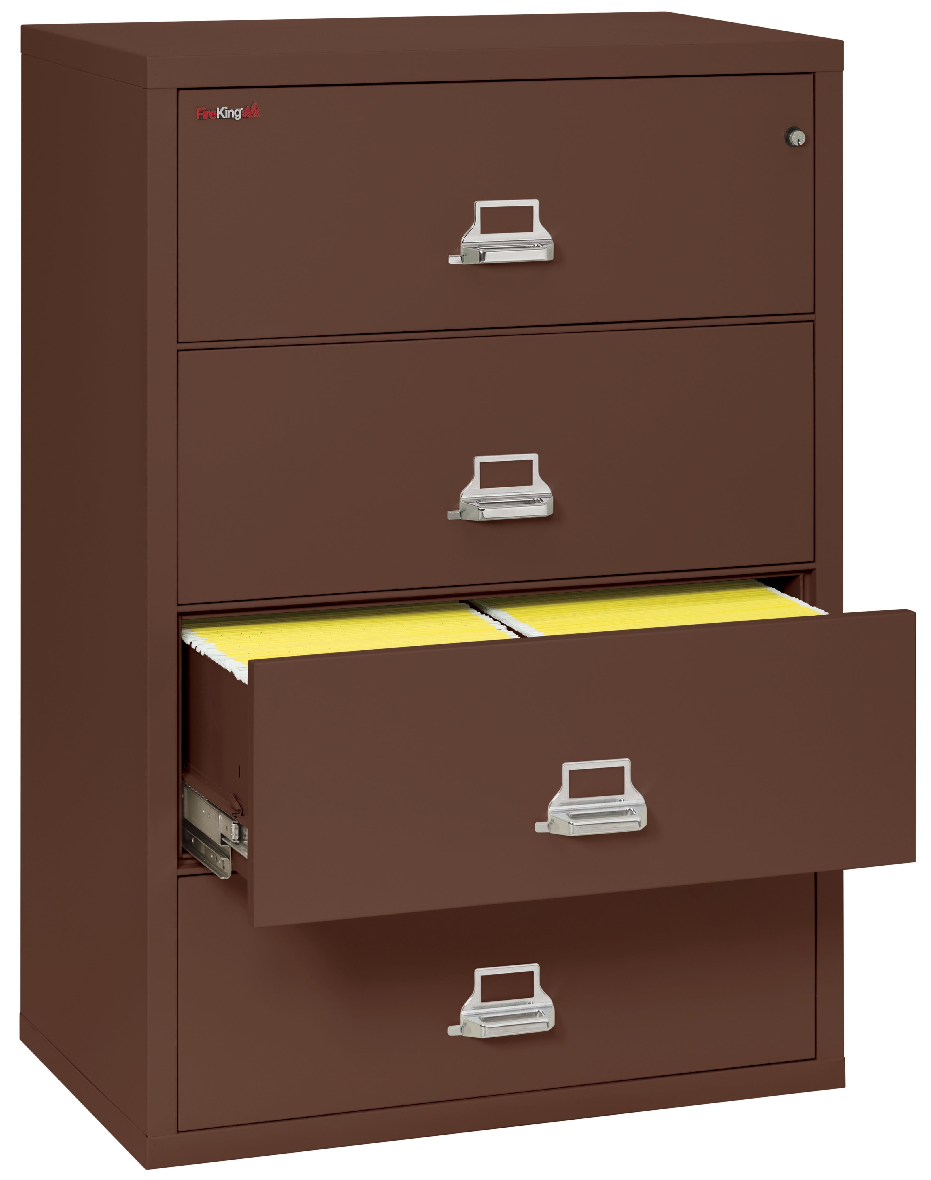 Fire Resistant File Cabinet - 4 Drawer Lateral 38" wide