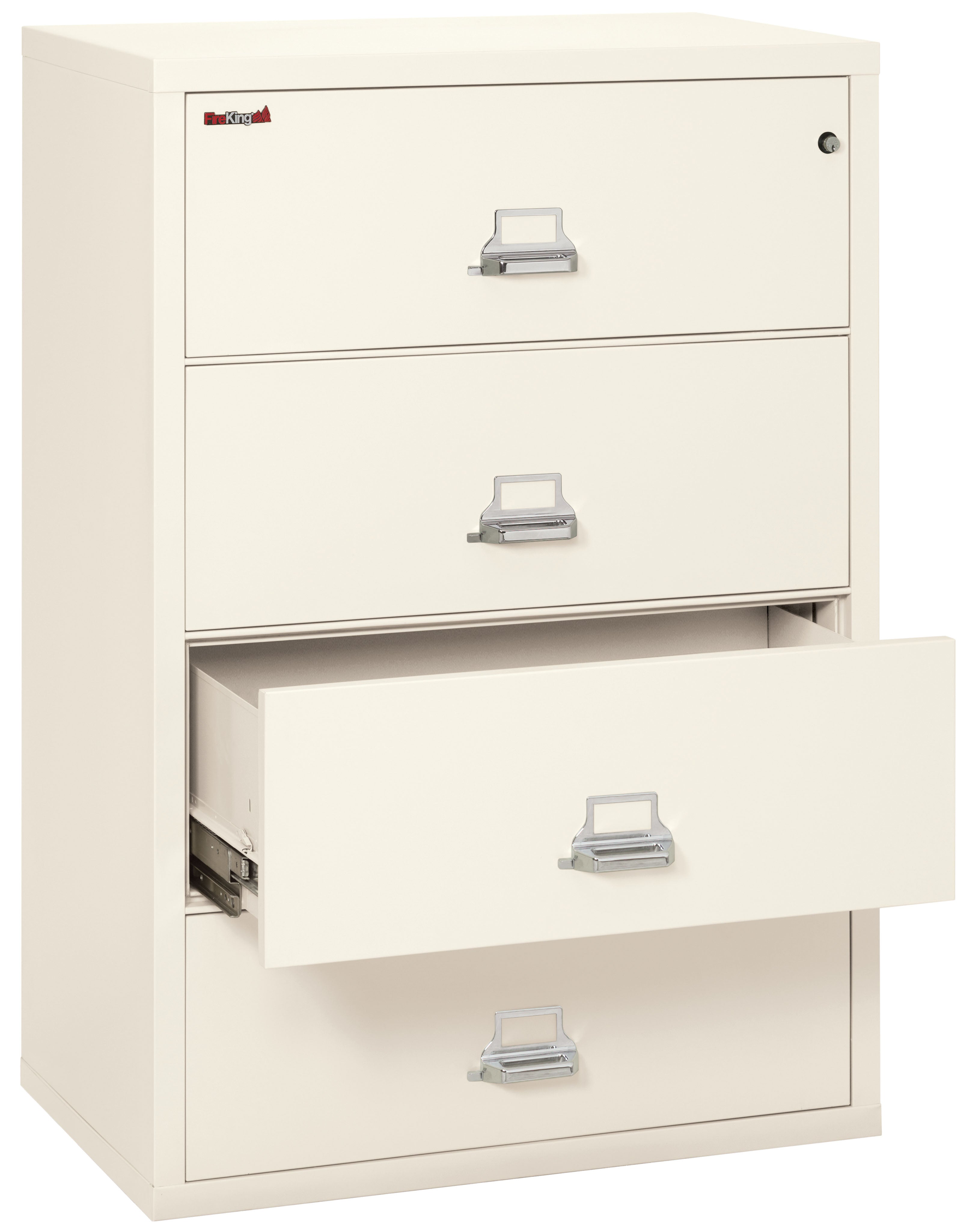 Fire Resistant File Cabinet - 4 Drawer Lateral 38" wide