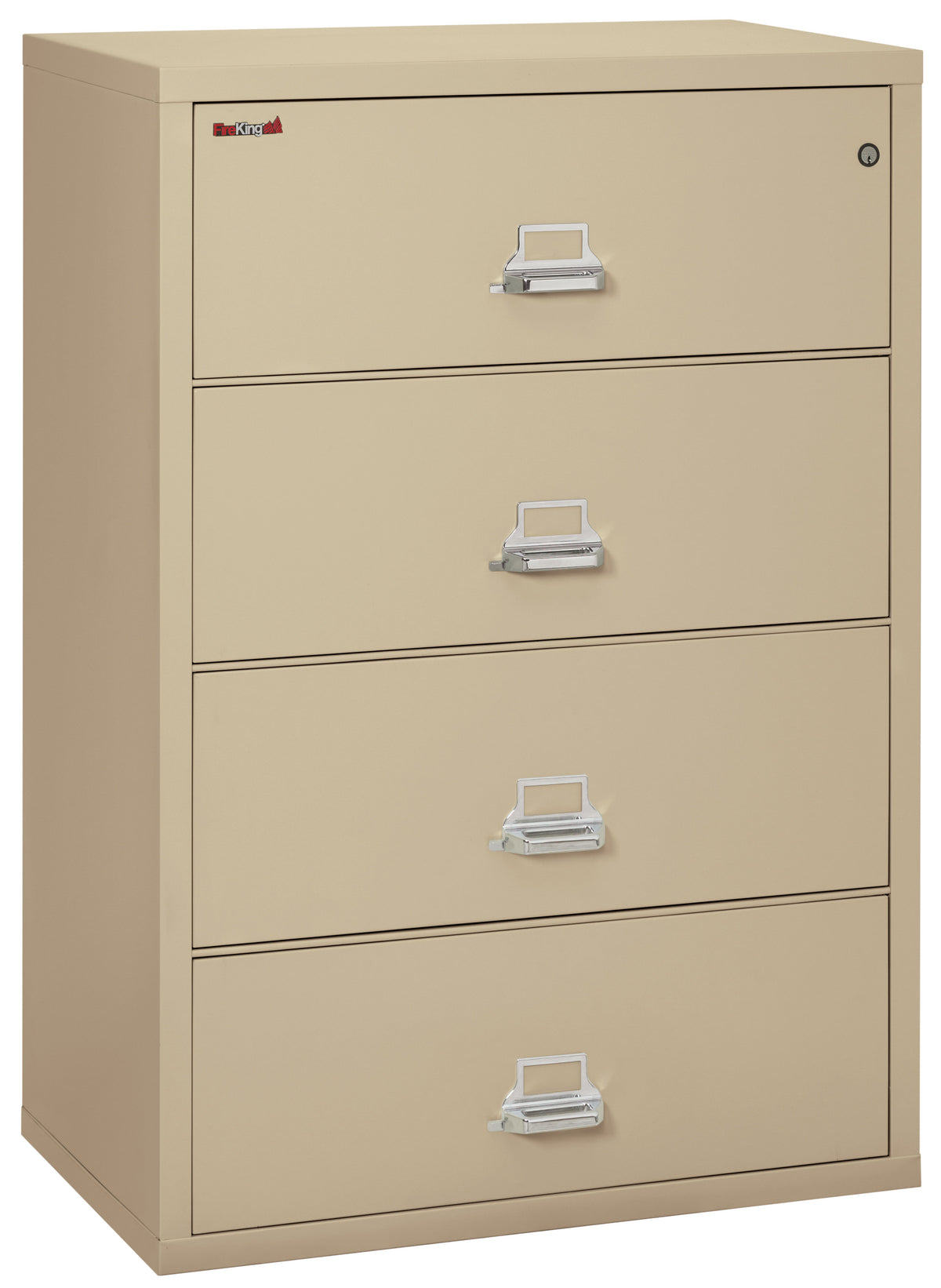 Fire Resistant File Cabinet - 4 Drawer Lateral 38" wide