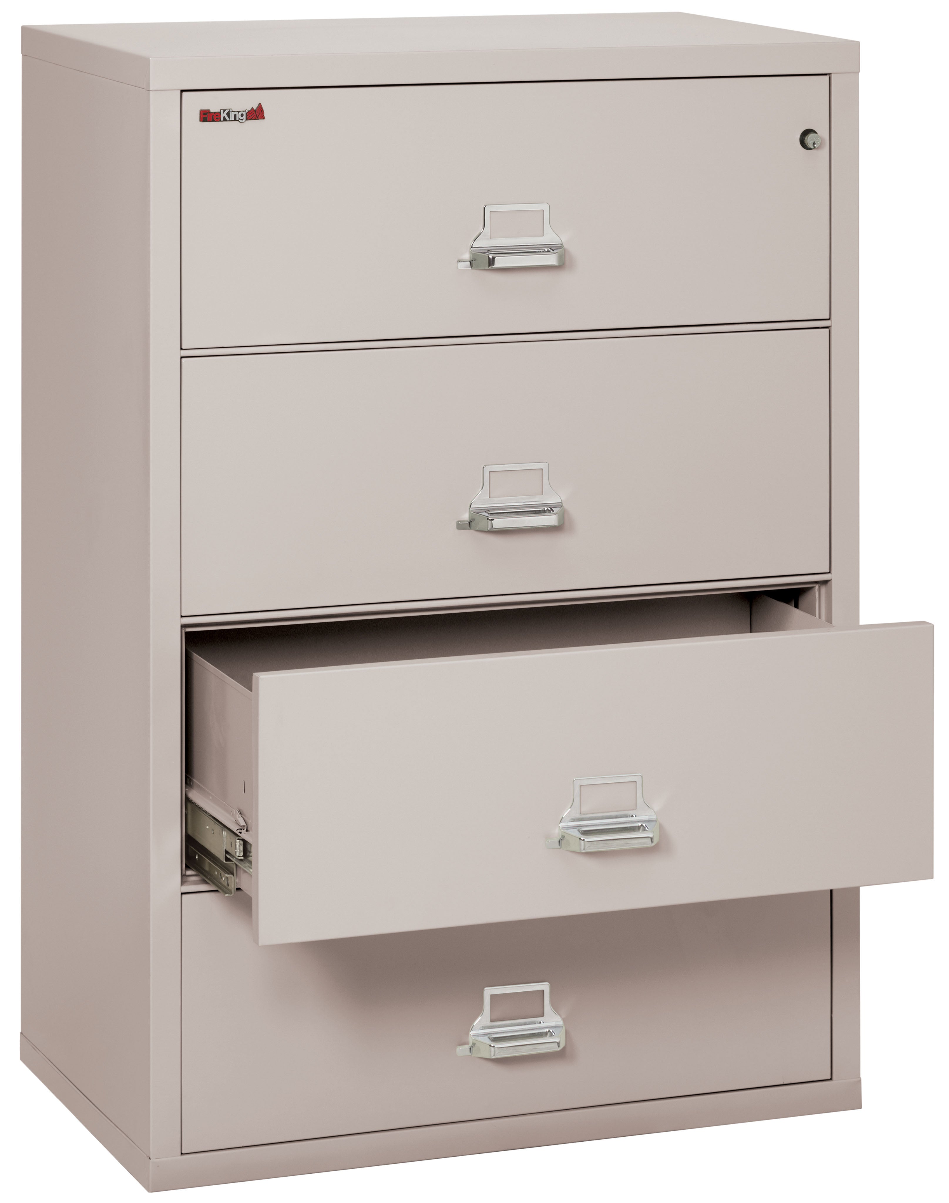 Fire Resistant File Cabinet - 4 Drawer Lateral 38" wide