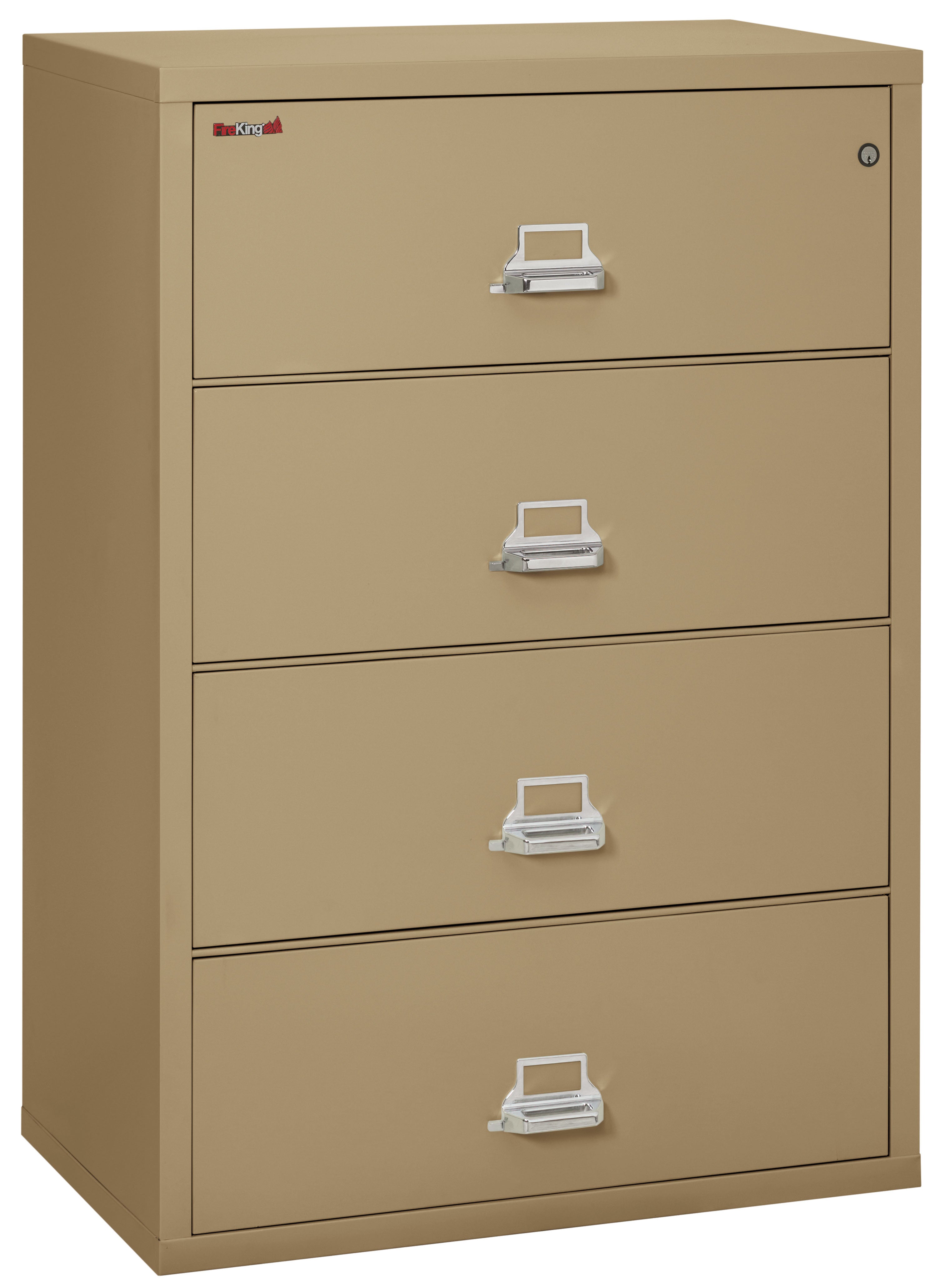 Fire Resistant File Cabinet - 4 Drawer Lateral 38" wide