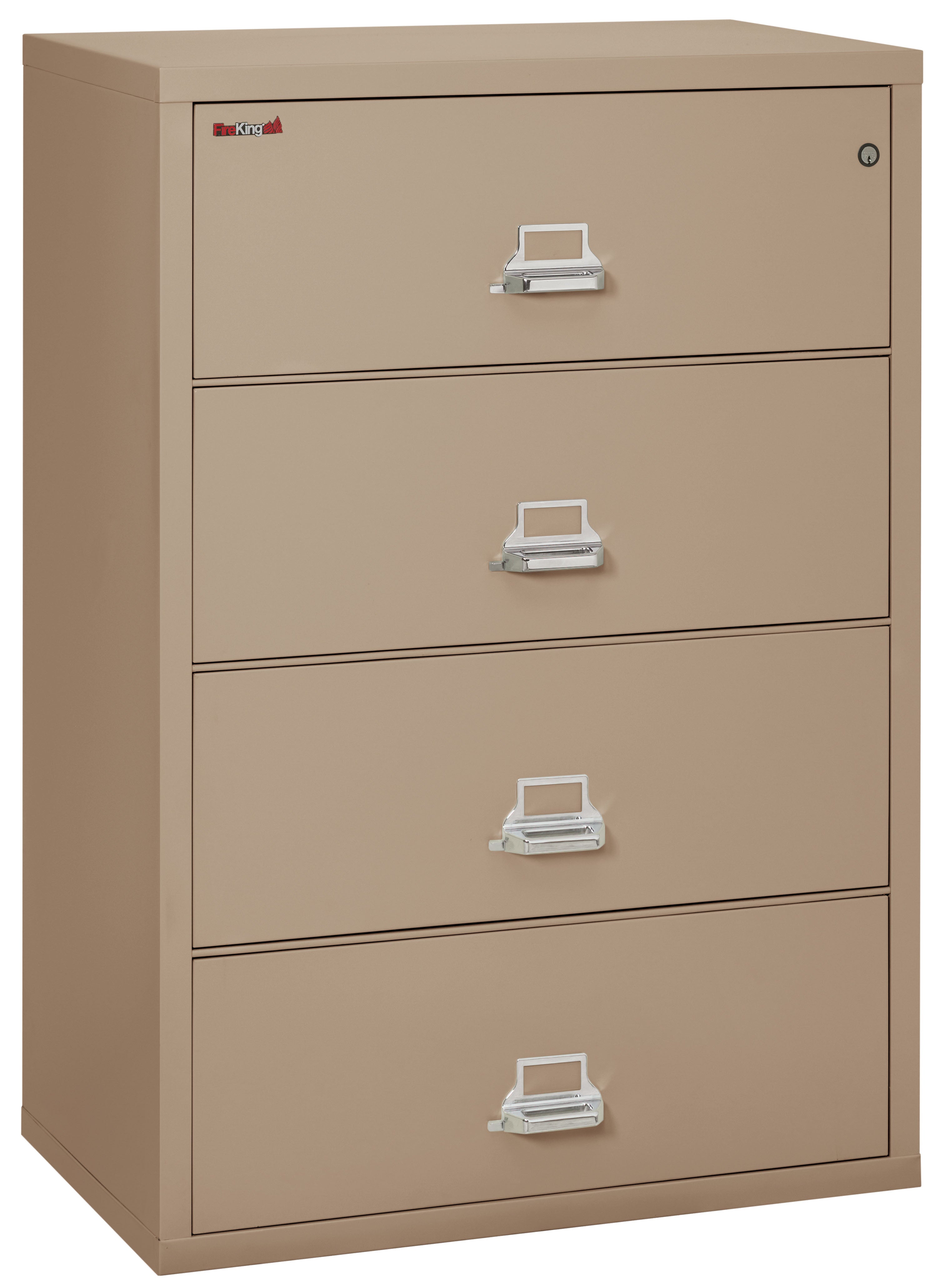 Fire Resistant File Cabinet - 4 Drawer Lateral 38" wide