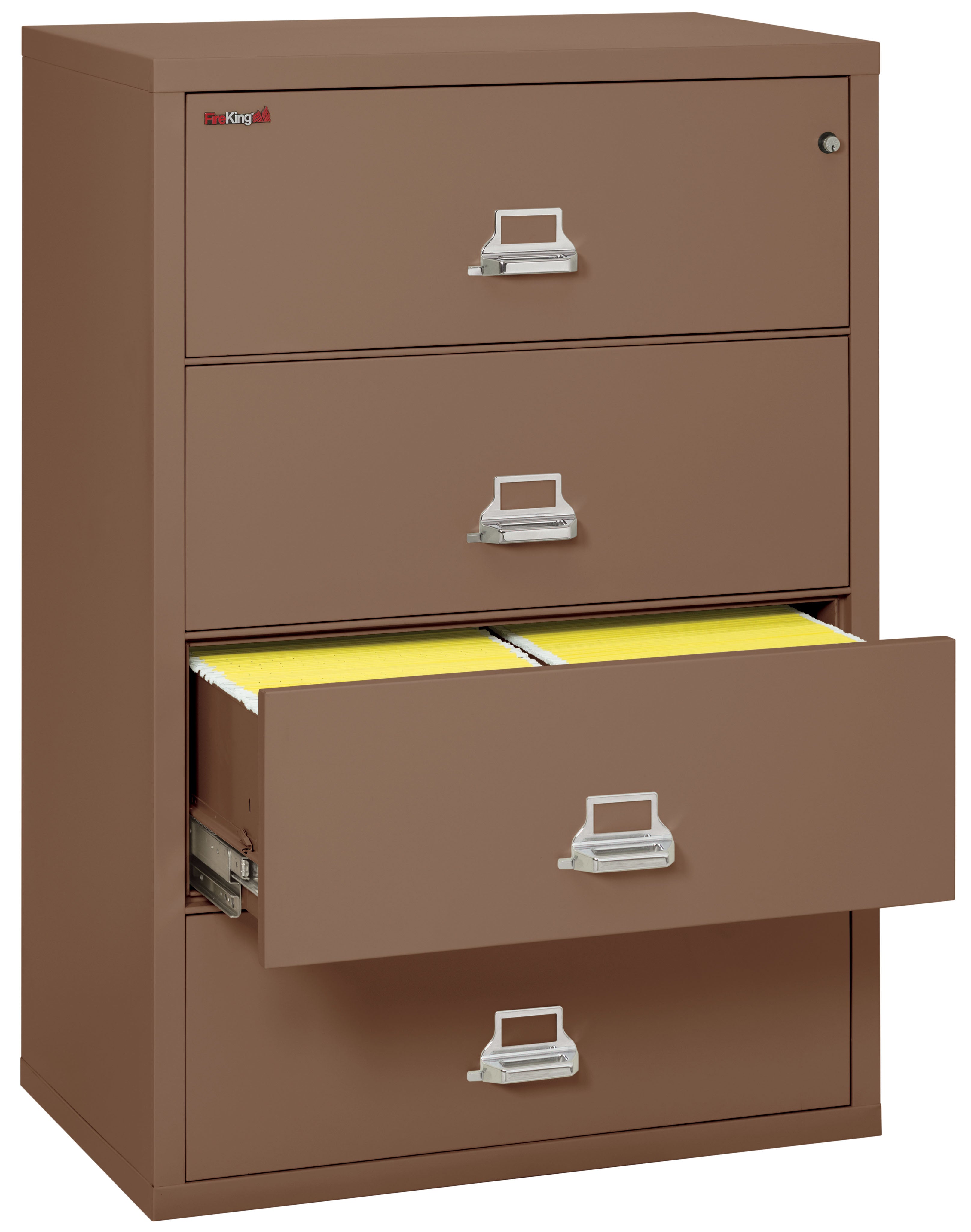 Fire Resistant File Cabinet - 4 Drawer Lateral 38" wide