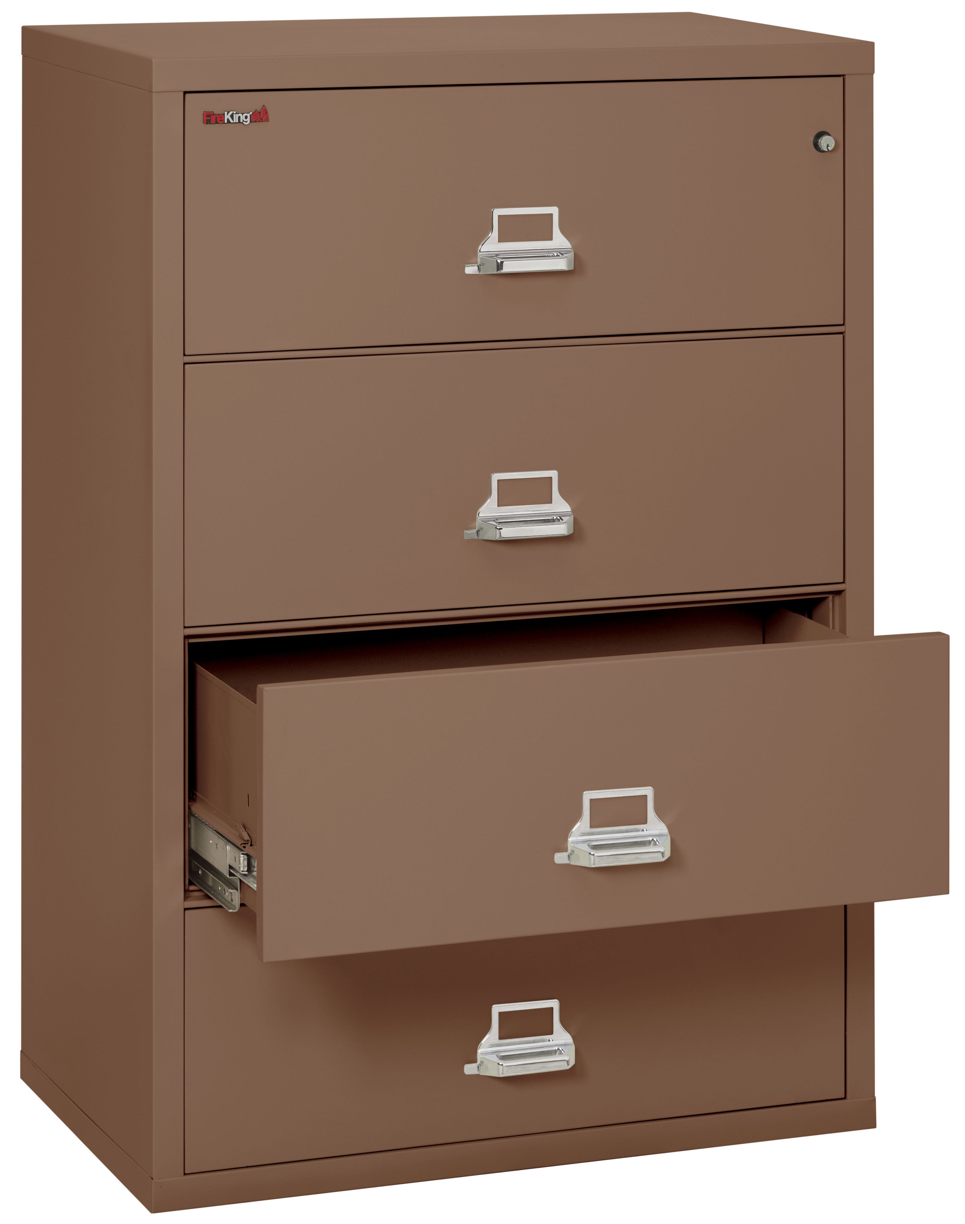 Fire Resistant File Cabinet - 4 Drawer Lateral 38" wide