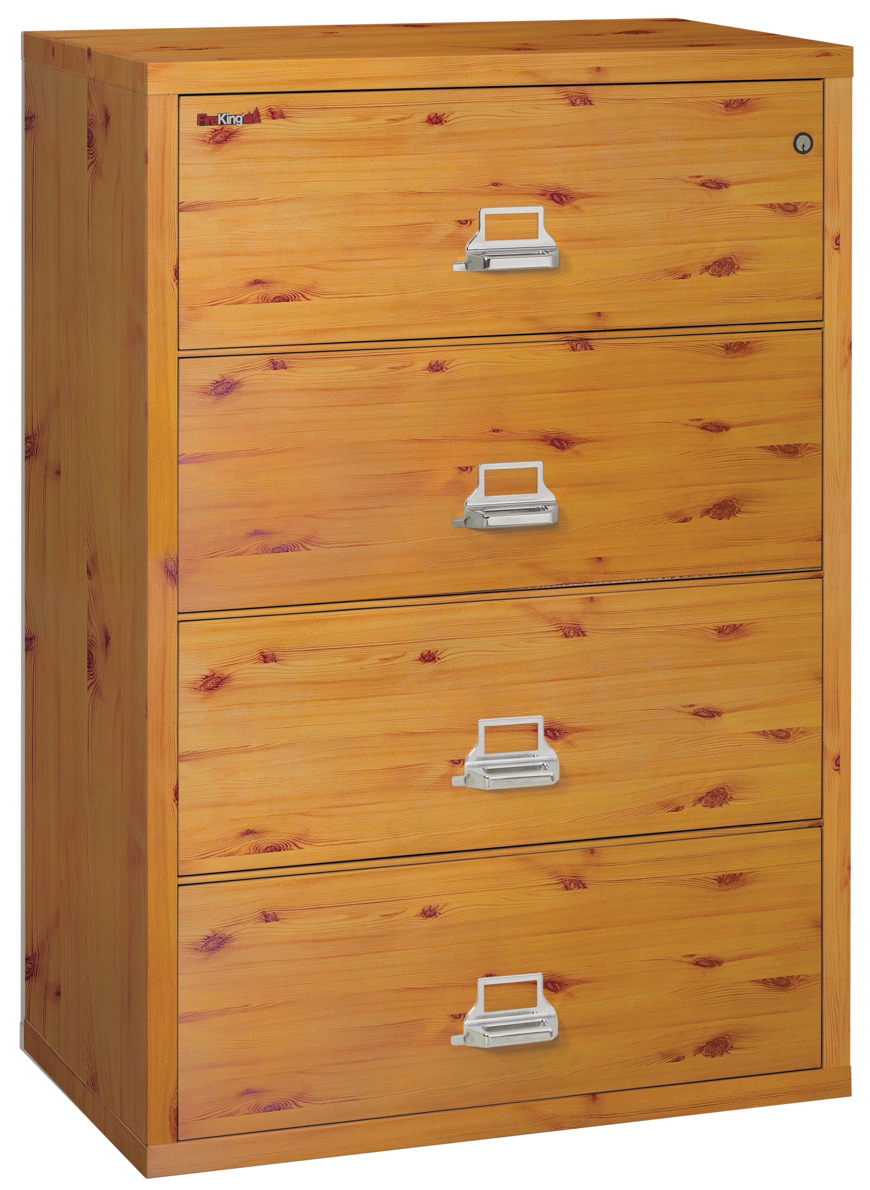 Fire Resistant File Cabinet - 4 Drawer Lateral 38" wide