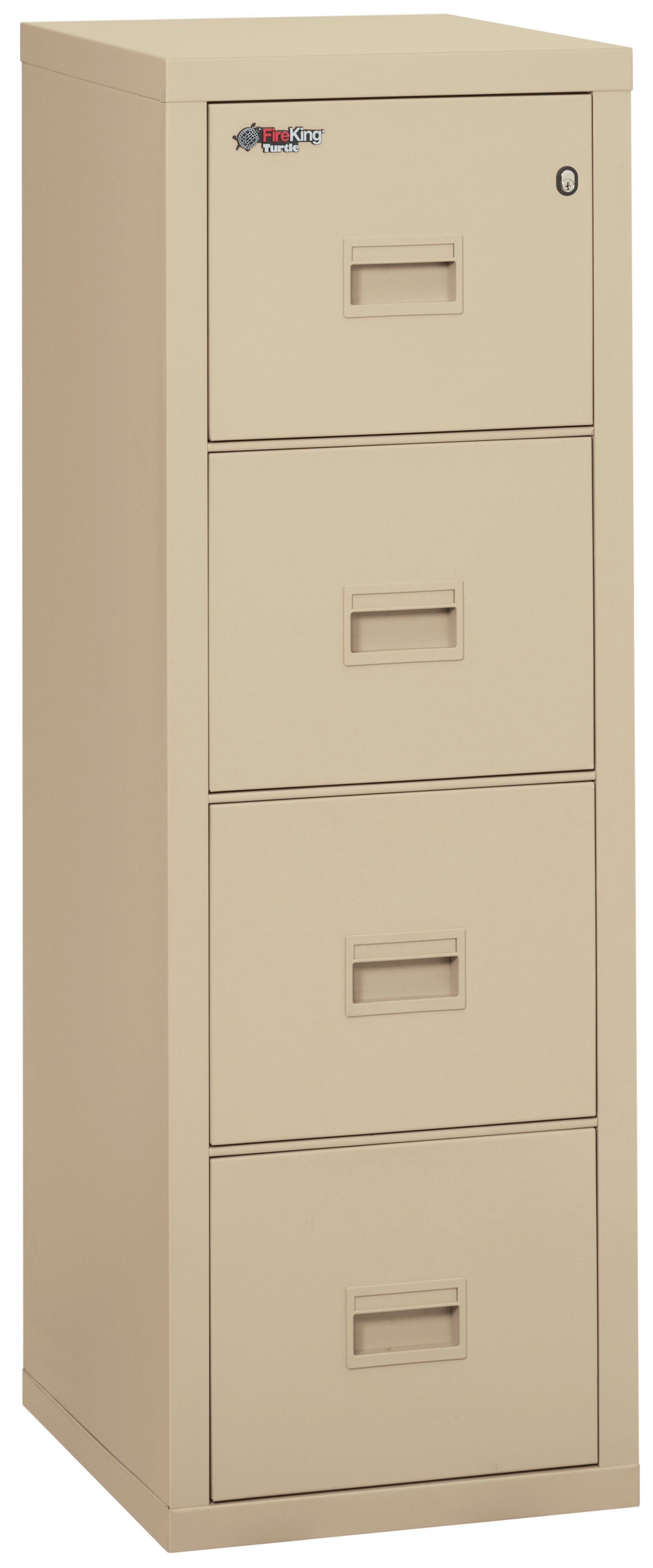 Fire Rated 2 drawer 22" depth letter/legal file cabinet