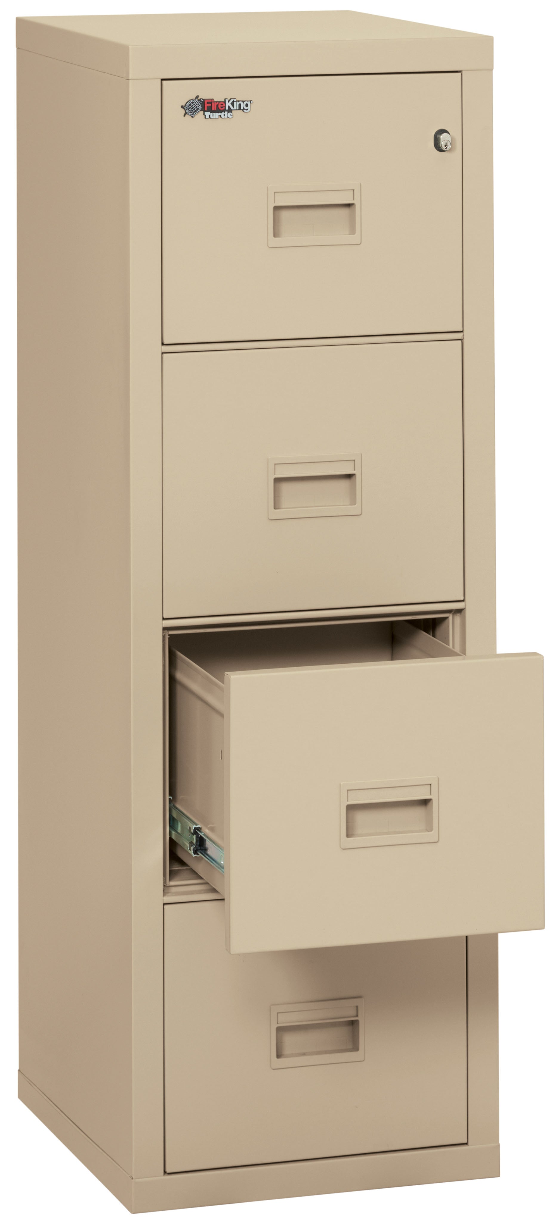 Fire Rated 2 drawer 22" depth letter/legal file cabinet