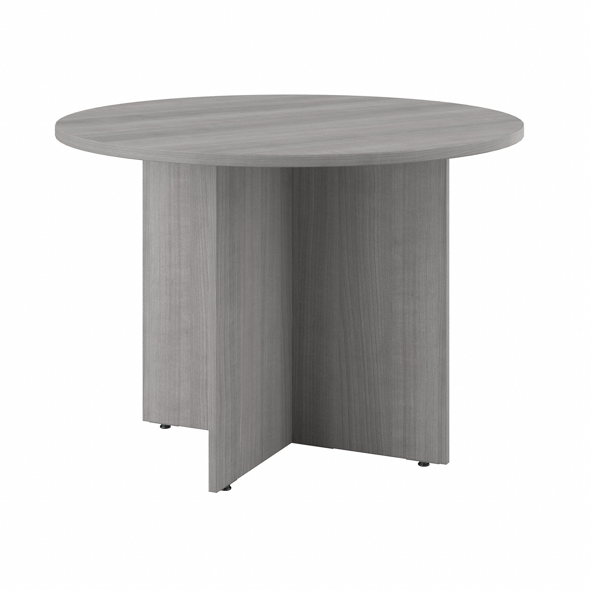 Bush Business Furniture 42W Round Conference Table with Wood Base | Position 15