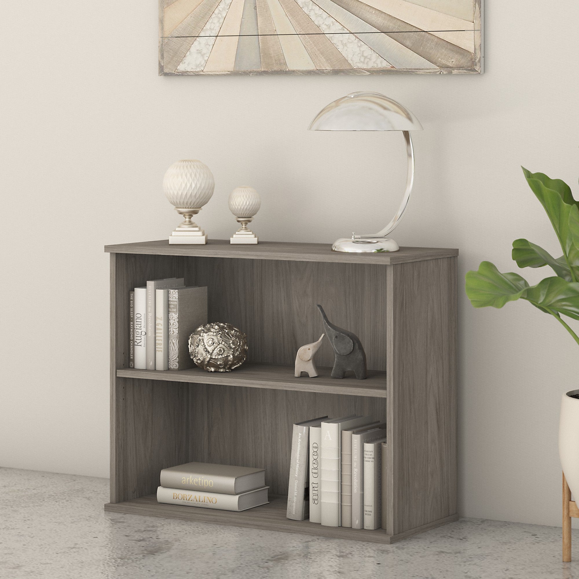 Bush Business Furniture Small 2 Shelf Bookcase