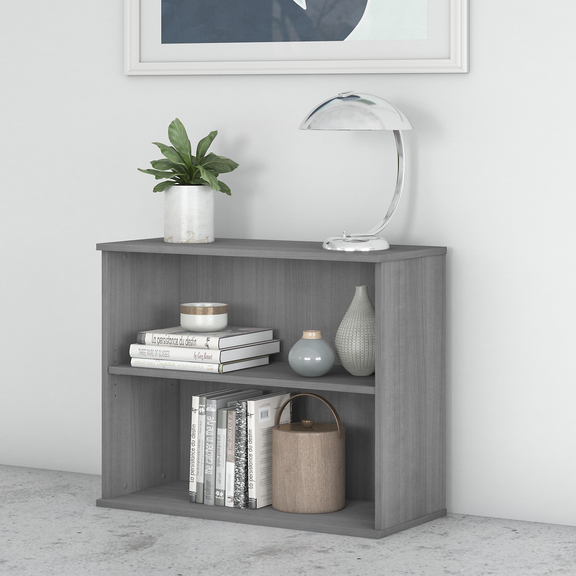 Bush Business Furniture Small 2 Shelf Bookcase