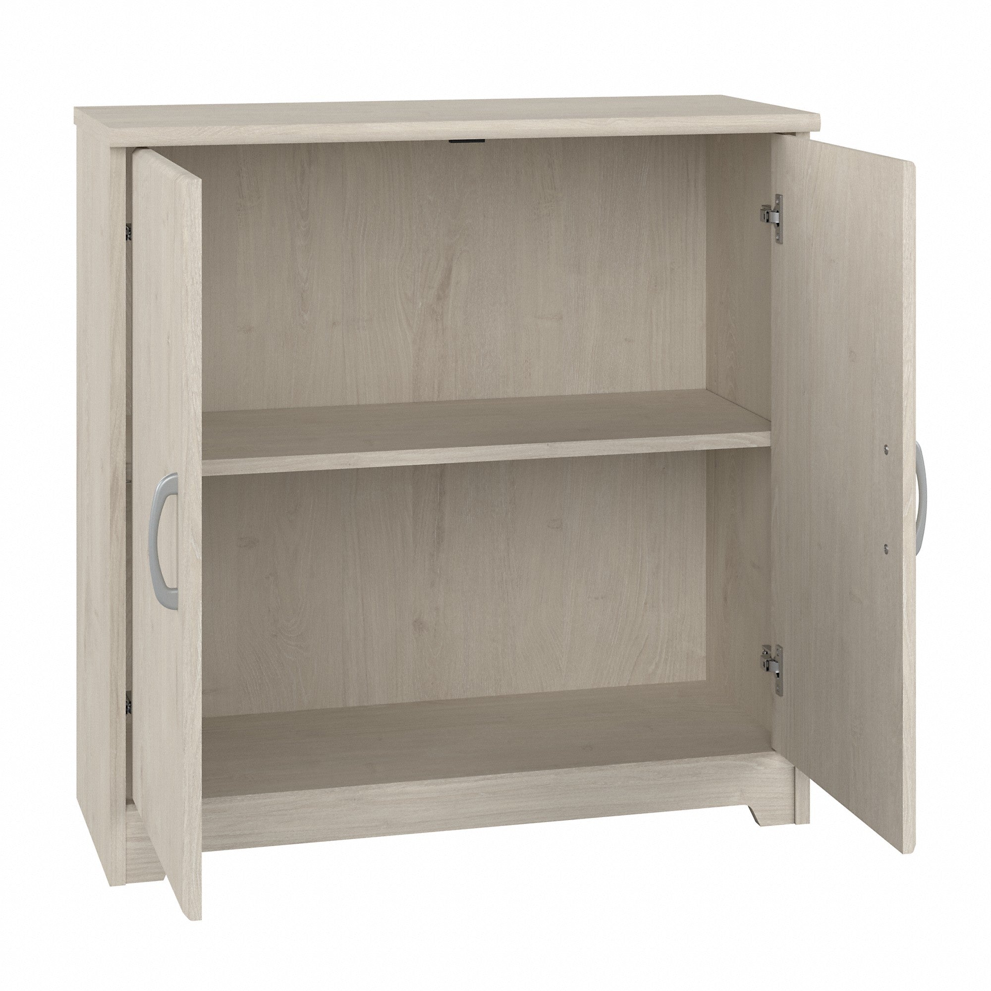 Bush Furniture Cabot 60W L Shaped Computer Desk with Hutch and Small Storage Cabinet