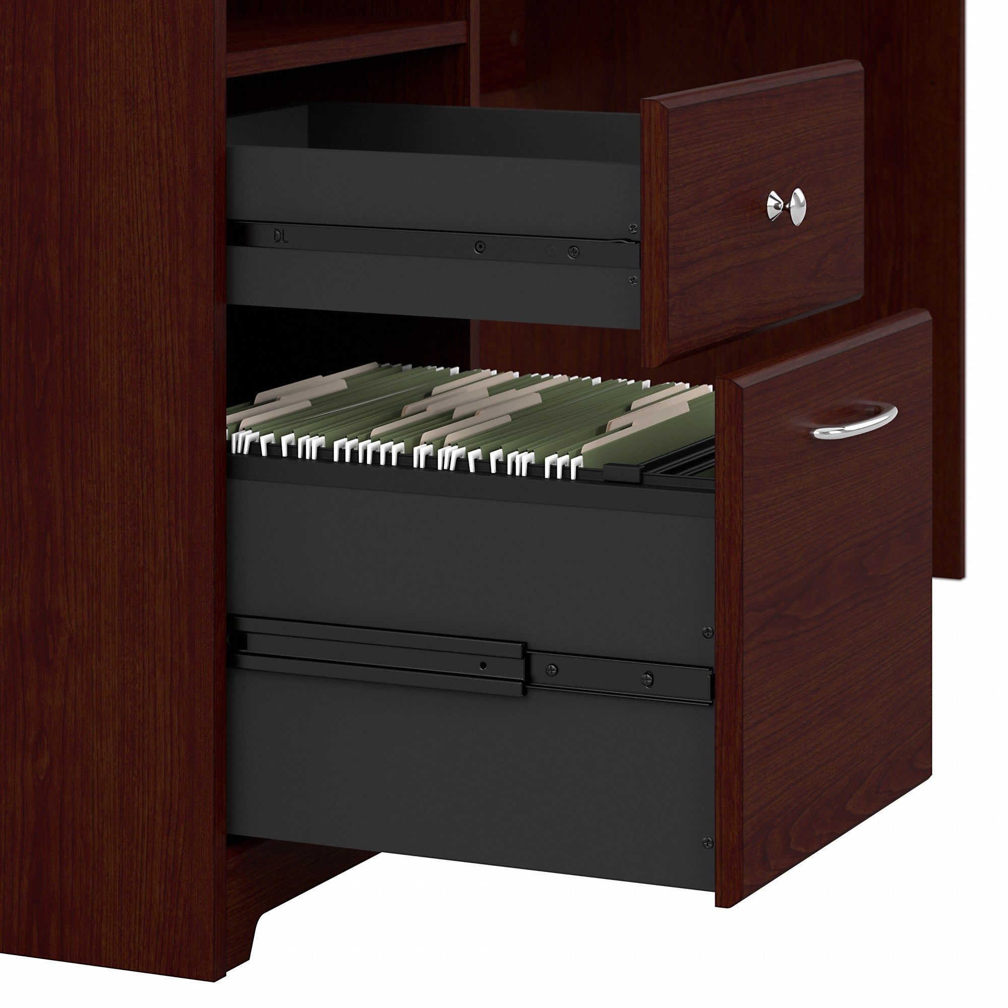 Bush Furniture Cabot 60W Computer Desk with Hutch