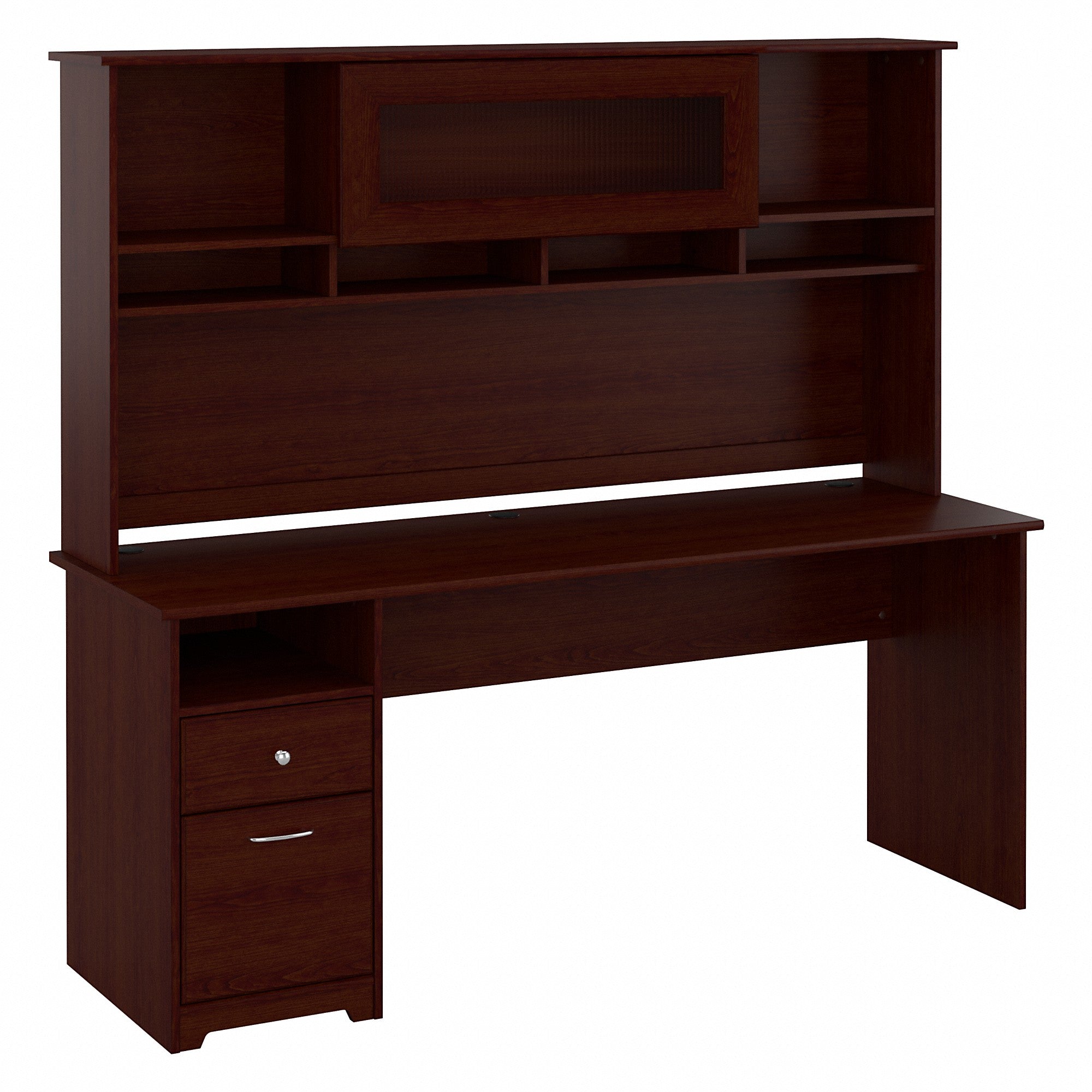 Bush Furniture Cabot 72W Computer Desk with Hutch