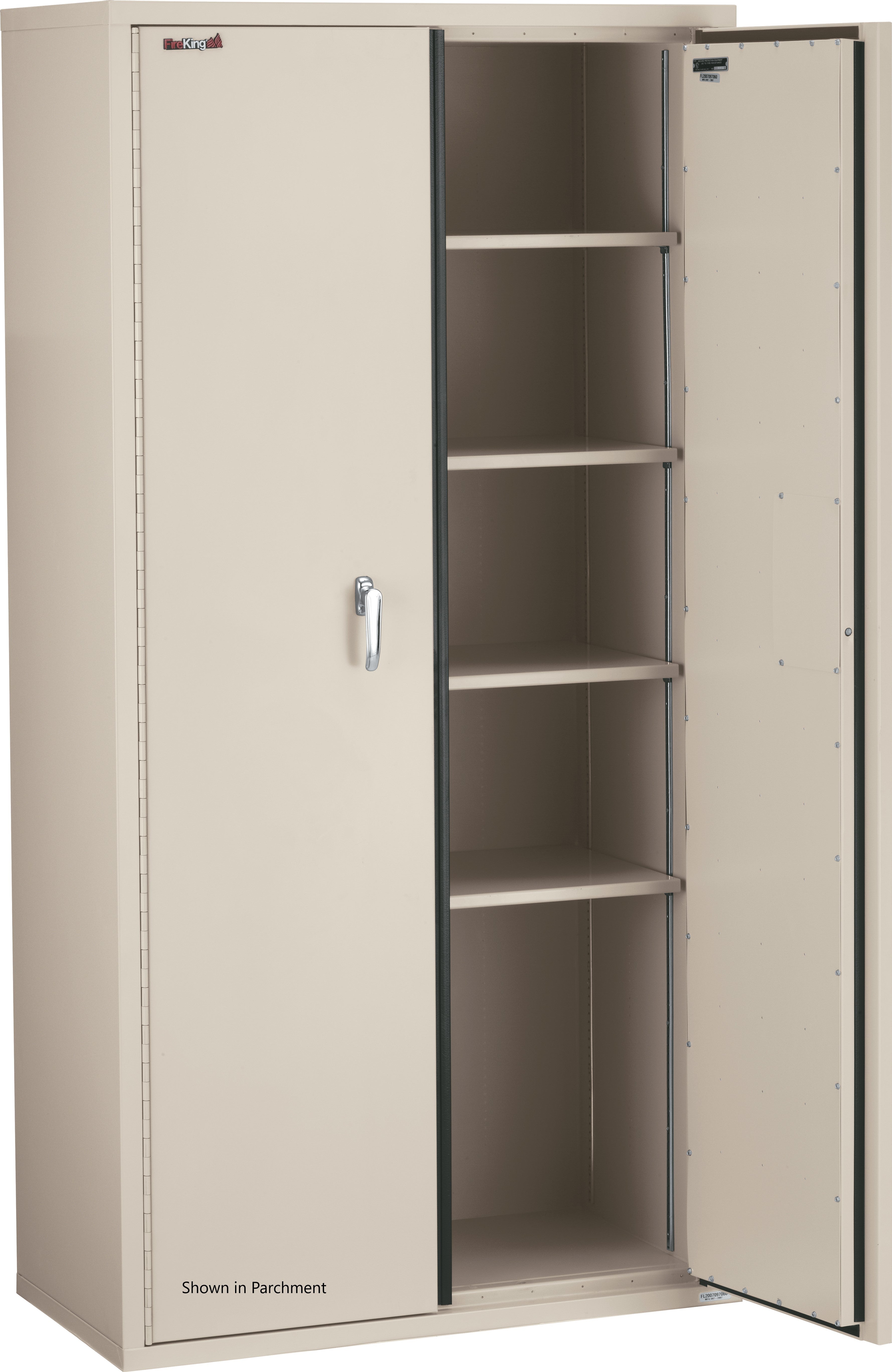 Fire Resistant - Double door storage cabinet - 72"H