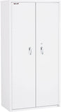 Fire Resistant - Double door storage cabinet with letter end tab inserts - 72"H