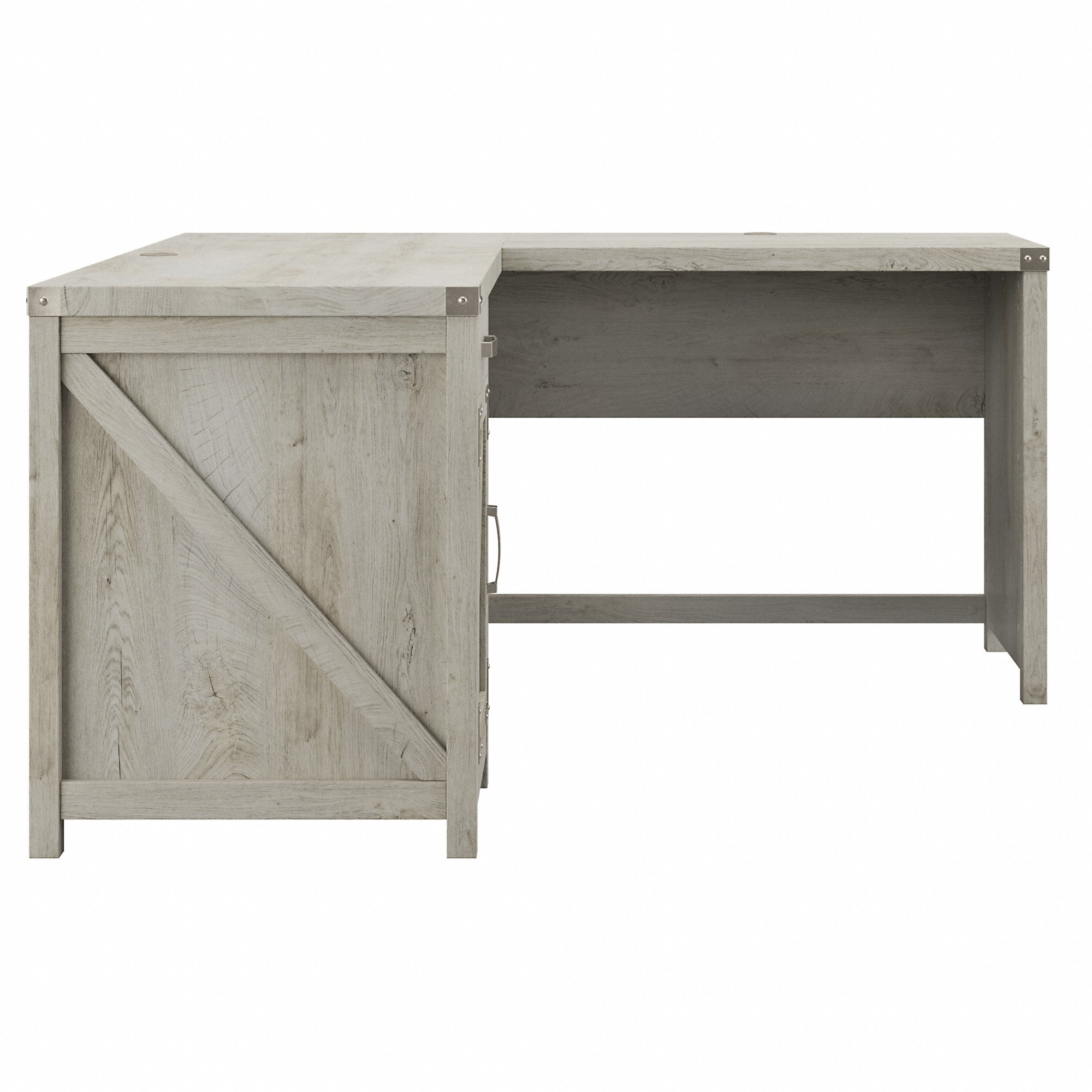 kathy ireland® Home by Bush Furniture Cottage Grove 60W L Shaped Desk with Drawer and Storage Cabinet