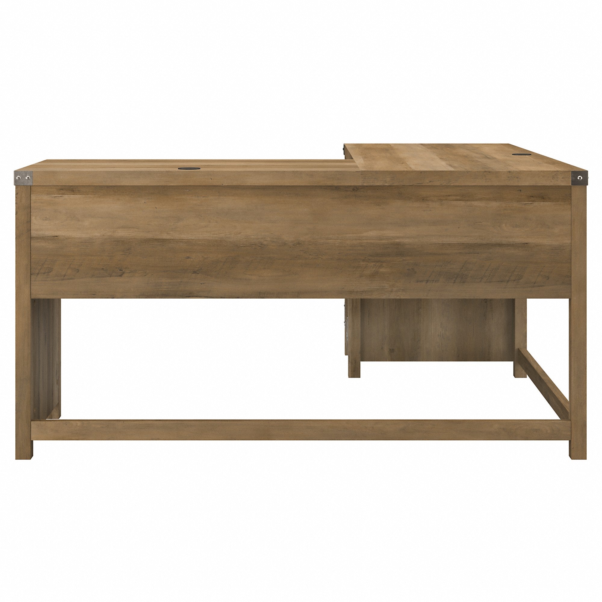 kathy ireland® Home by Bush Furniture Cottage Grove 60W L Shaped Desk with Drawer and Storage Cabinet