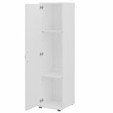 Bush Business Furniture Universal 3 Piece Modular Closet Storage Set with Floor and Wall Cabinets