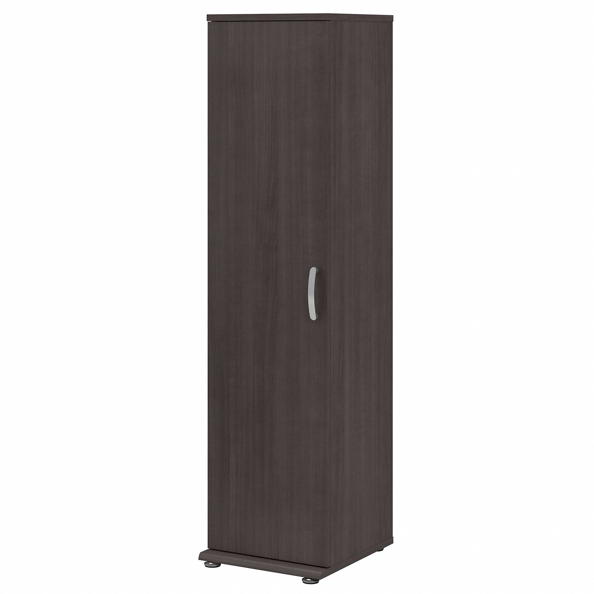 Bush Business Furniture Universal Narrow Clothing Storage Cabinet with Door and Shelves