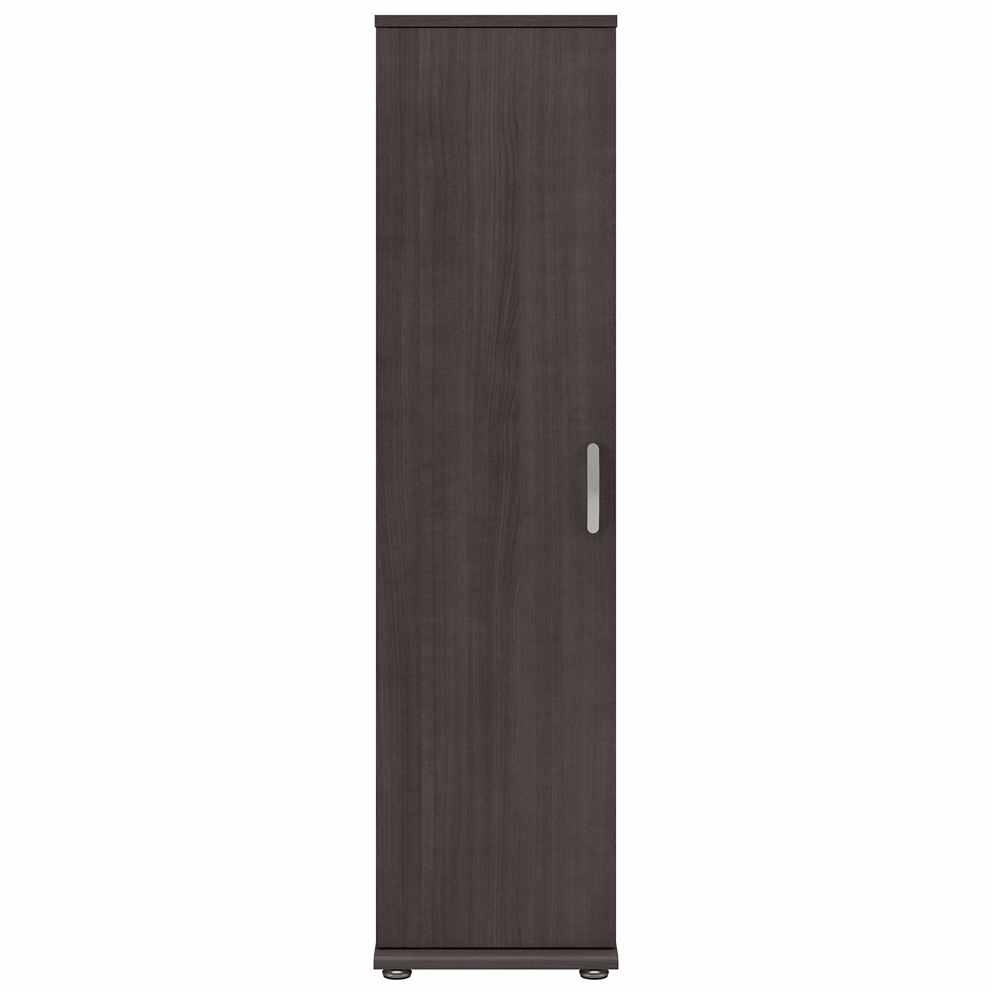 Bush Business Furniture Universal Narrow Clothing Storage Cabinet with Door and Shelves