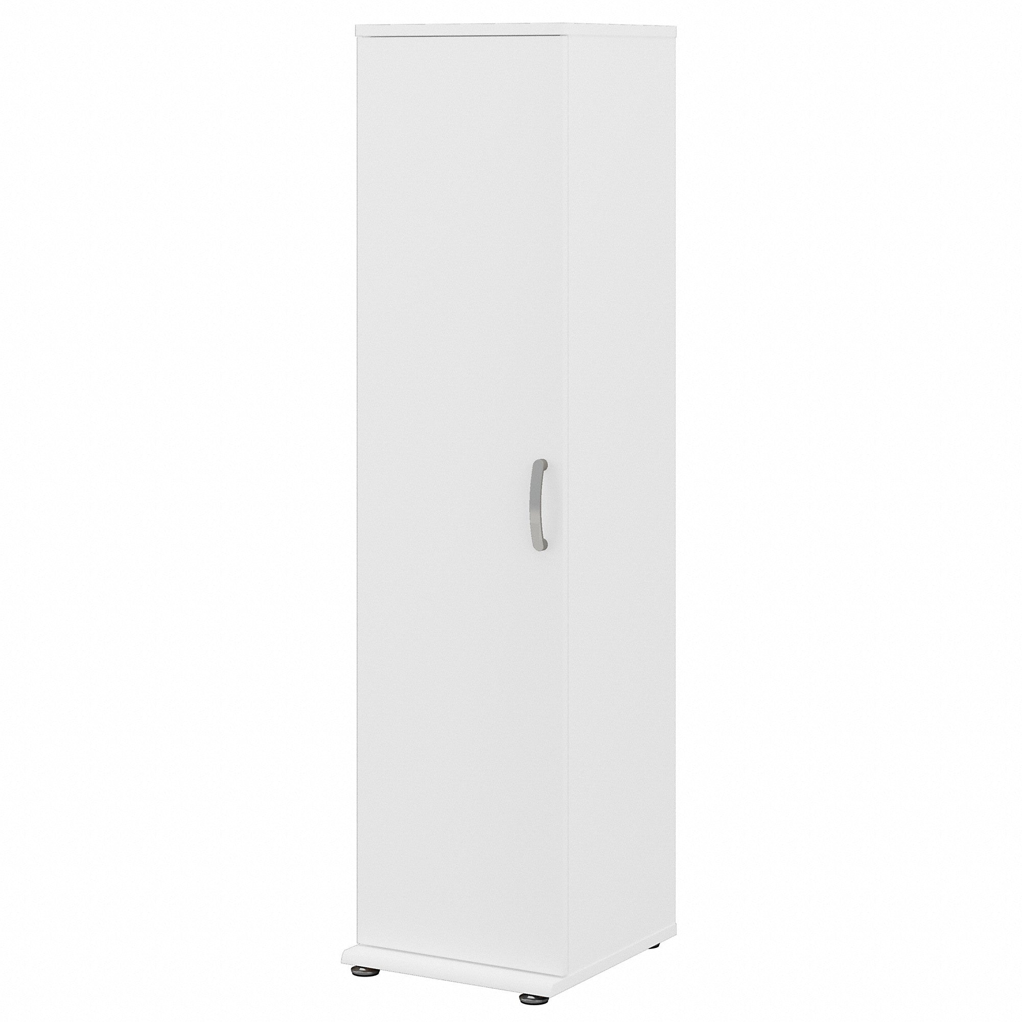 Bush Business Furniture Universal Narrow Clothing Storage Cabinet with Door and Shelves