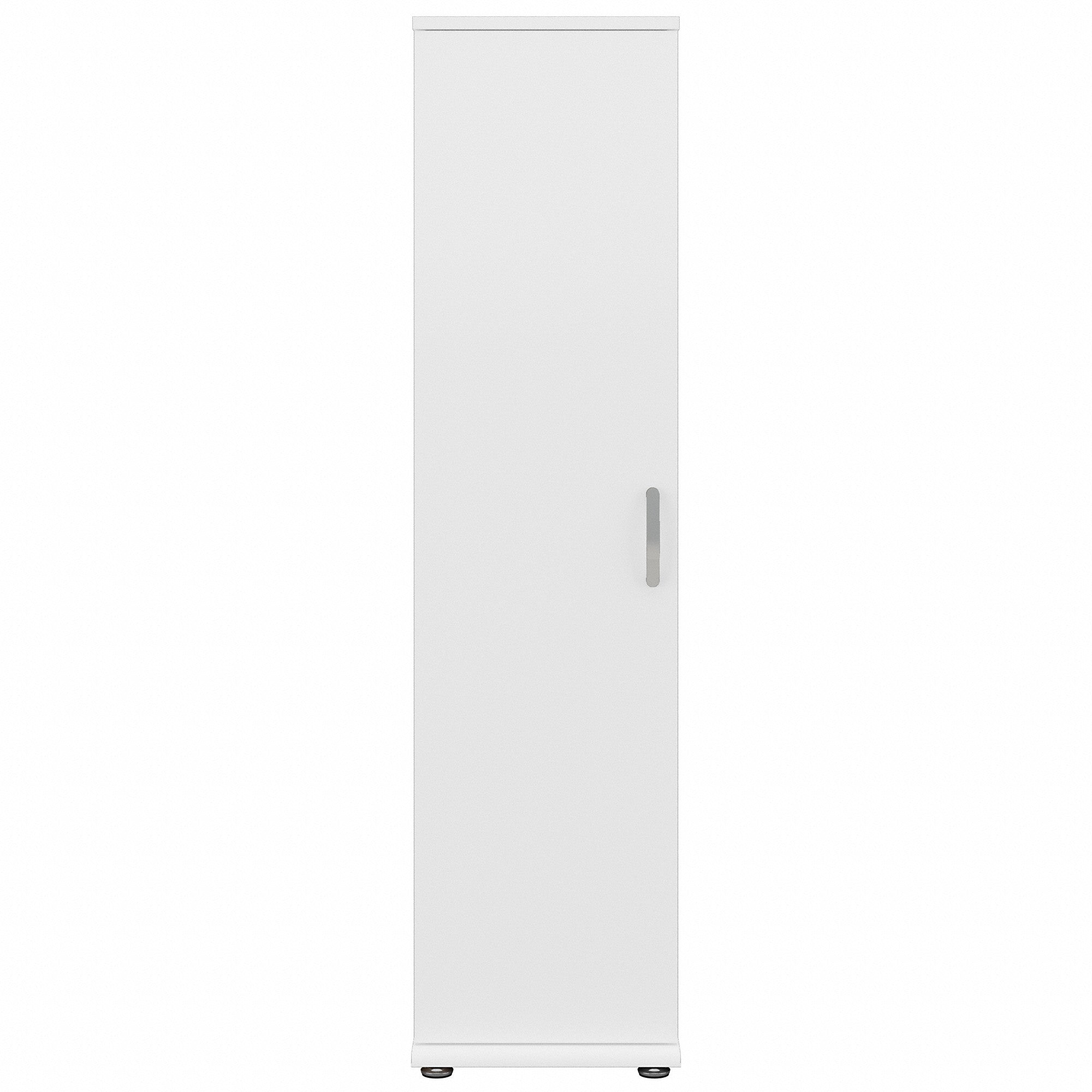 Bush Business Furniture Universal Narrow Clothing Storage Cabinet with Door and Shelves