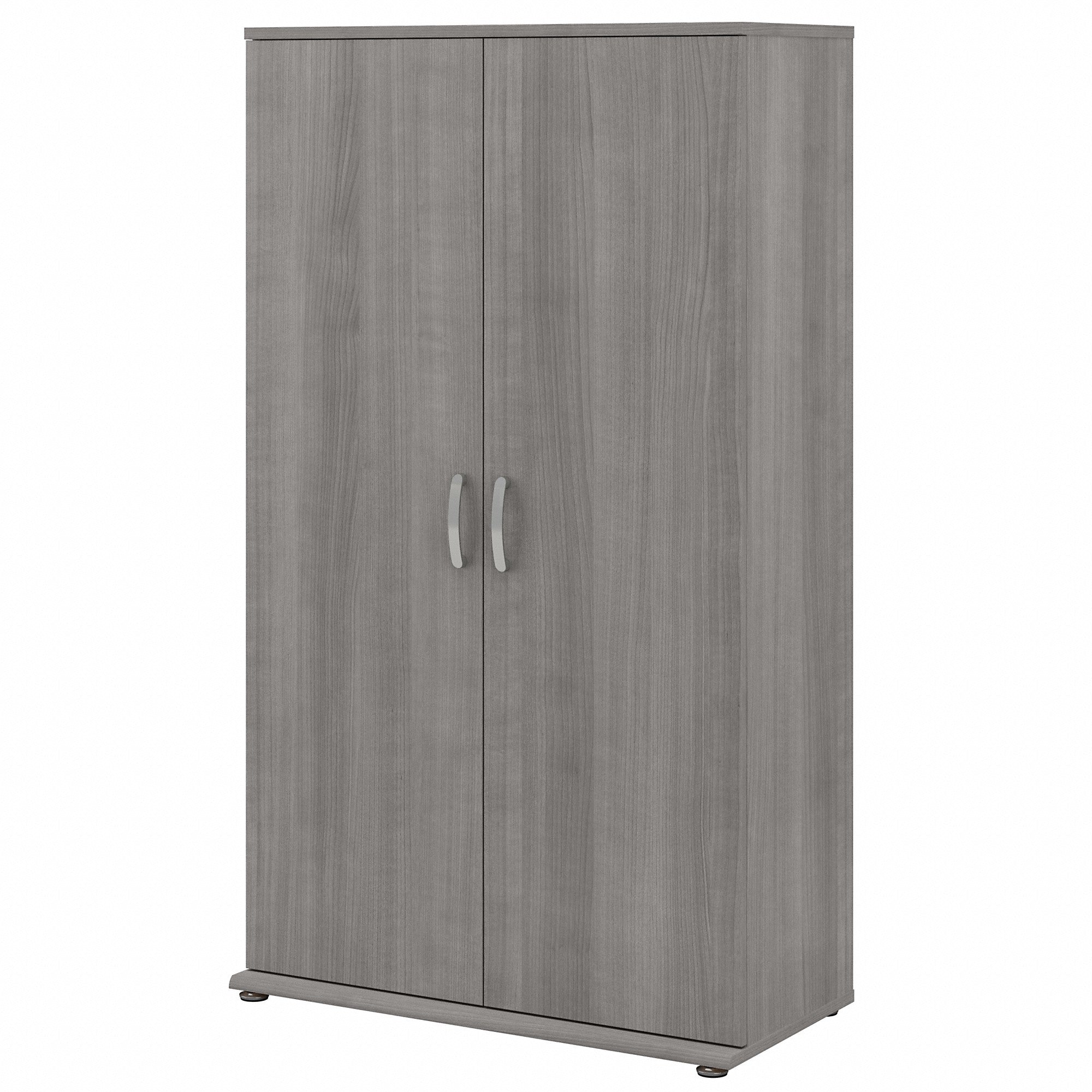 Bush Business Furniture Universal Tall Clothing Storage Cabinet with Doors and Shelves