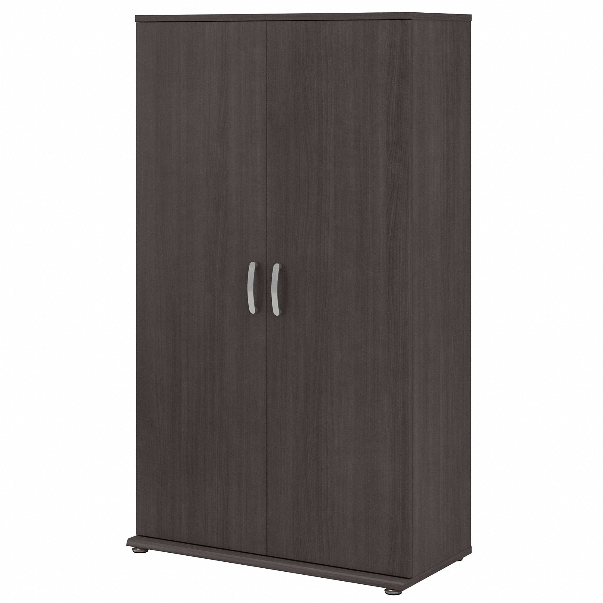 Bush Business Furniture Universal Tall Clothing Storage Cabinet with Doors and Shelves