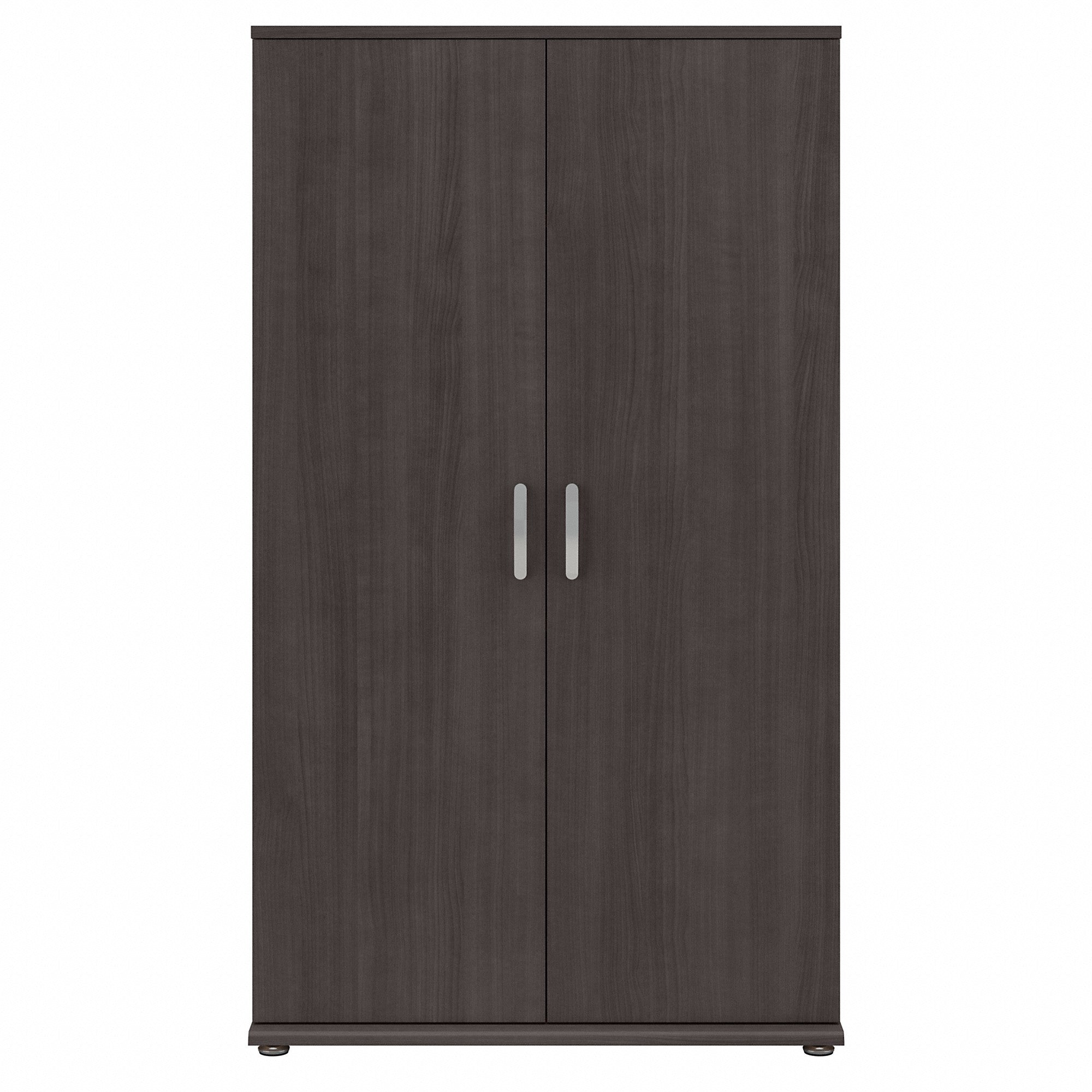 Bush Business Furniture Universal Tall Clothing Storage Cabinet with Doors and Shelves