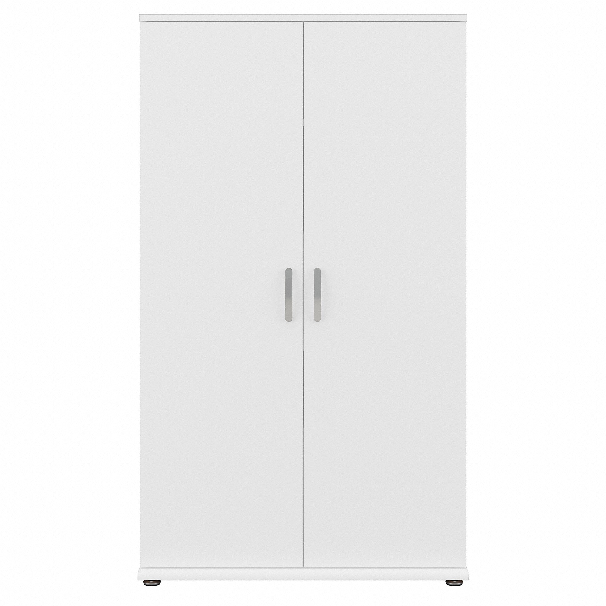 Bush Business Furniture Universal Tall Clothing Storage Cabinet with Doors and Shelves