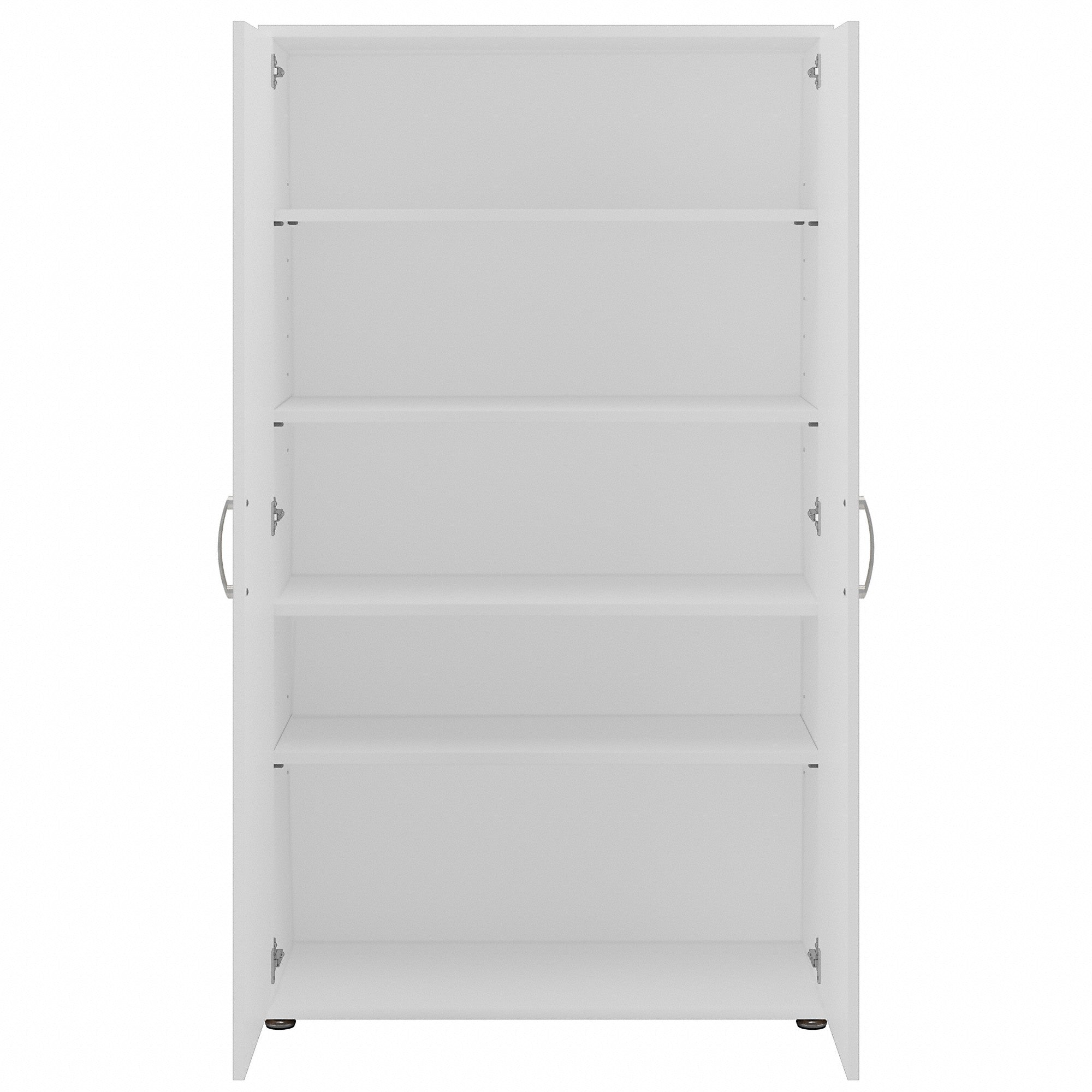 Bush Business Furniture Universal Tall Clothing Storage Cabinet with Doors and Shelves