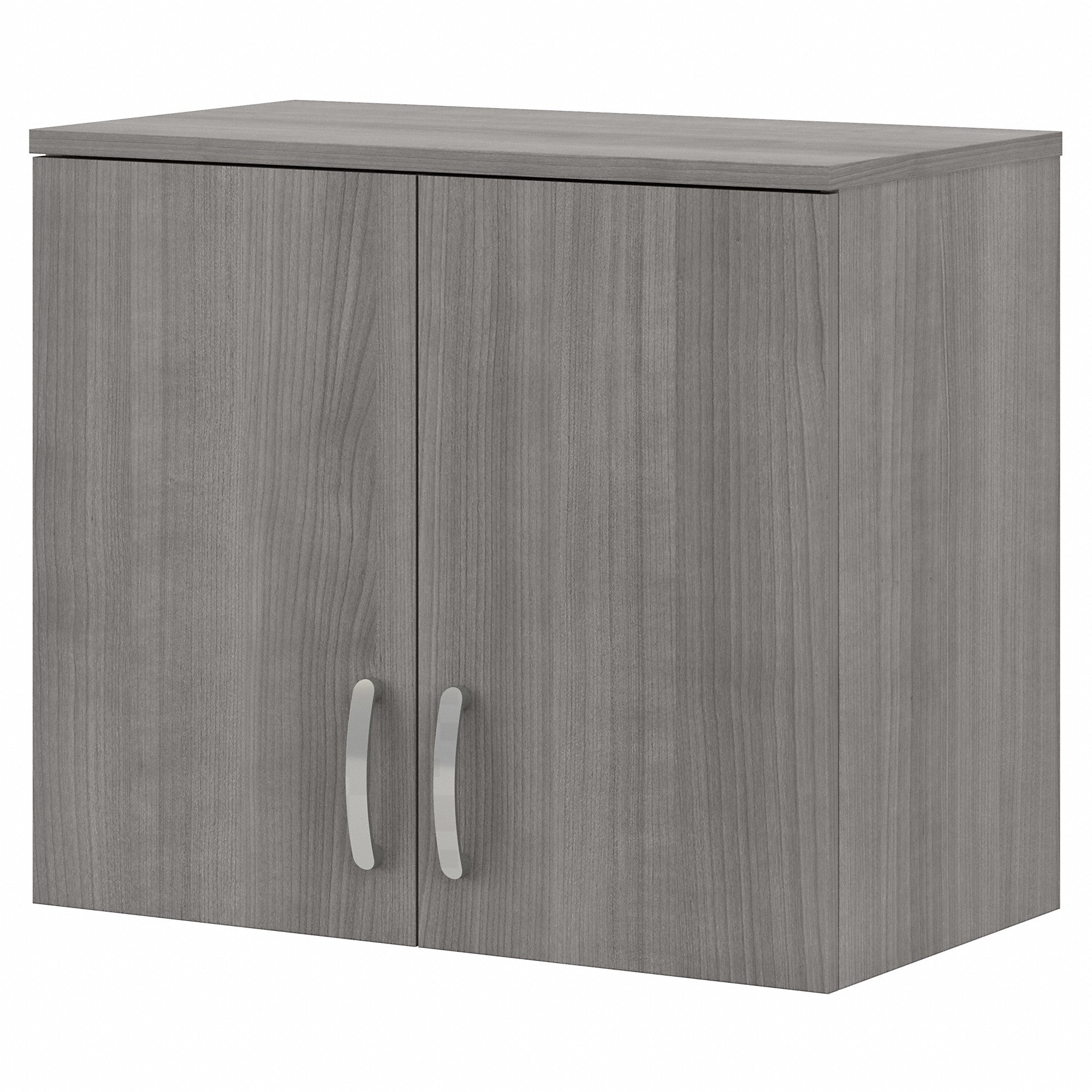 Bush Business Furniture Universal Closet Wall Cabinet with Doors and Shelves