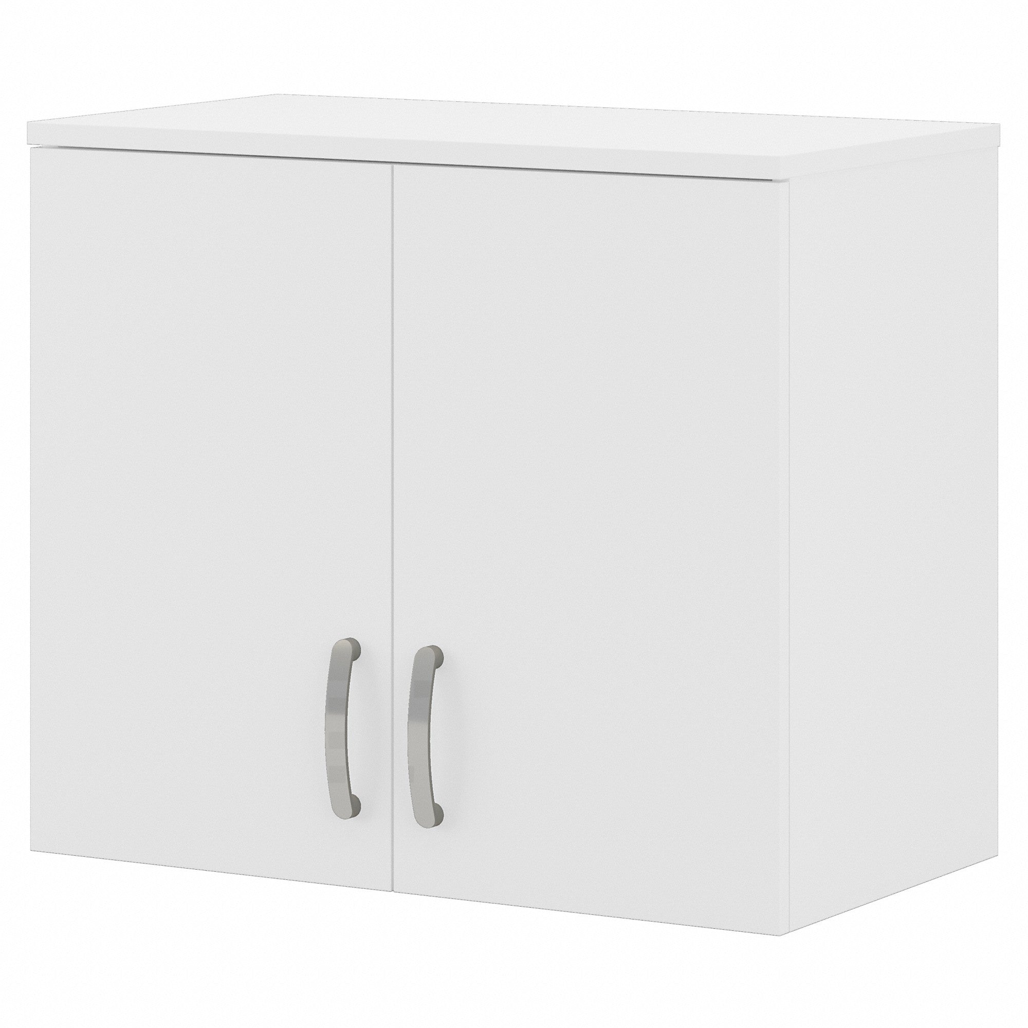 Bush Business Furniture Universal Closet Wall Cabinet with Doors and Shelves