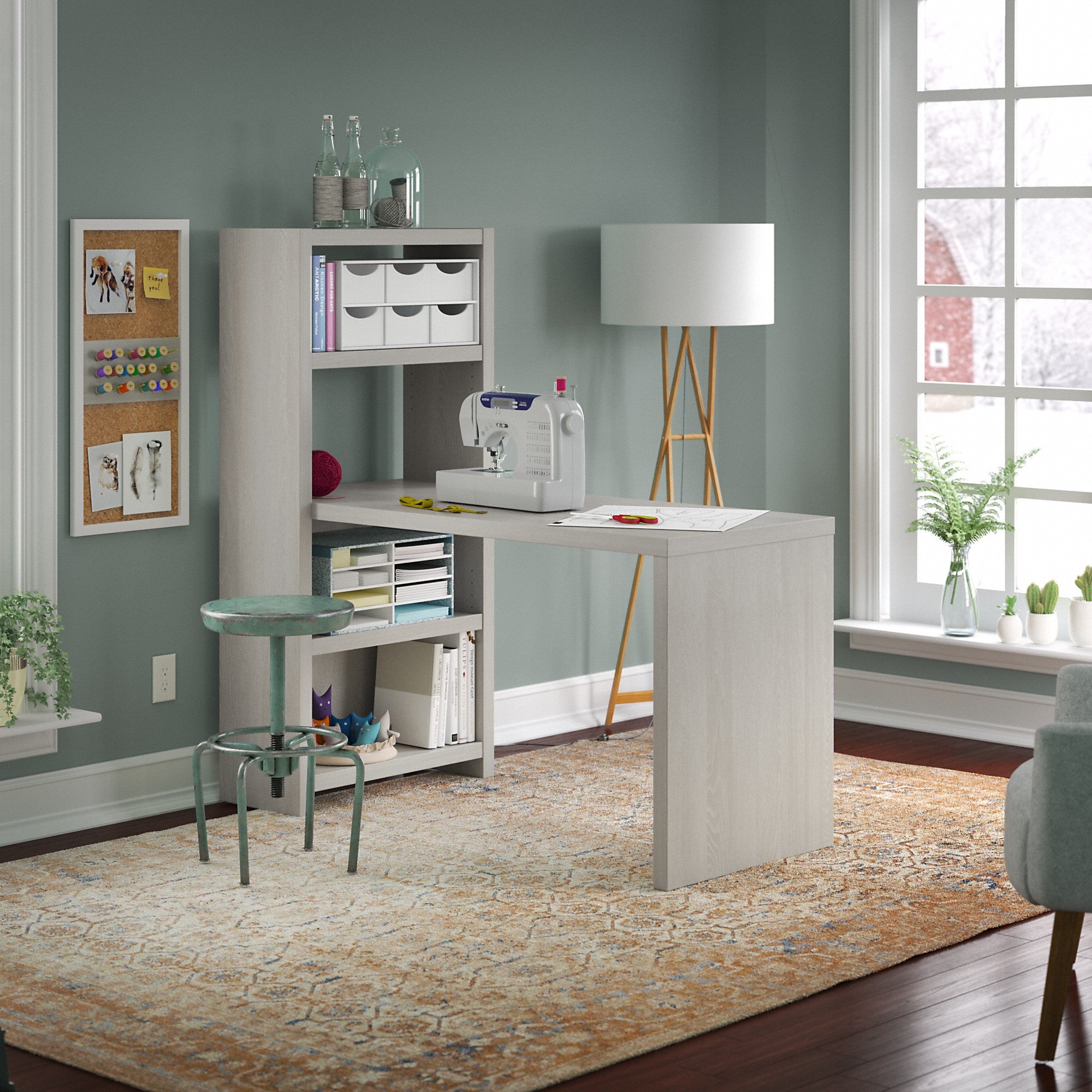 Office by kathy ireland® Echo 56W Craft Table