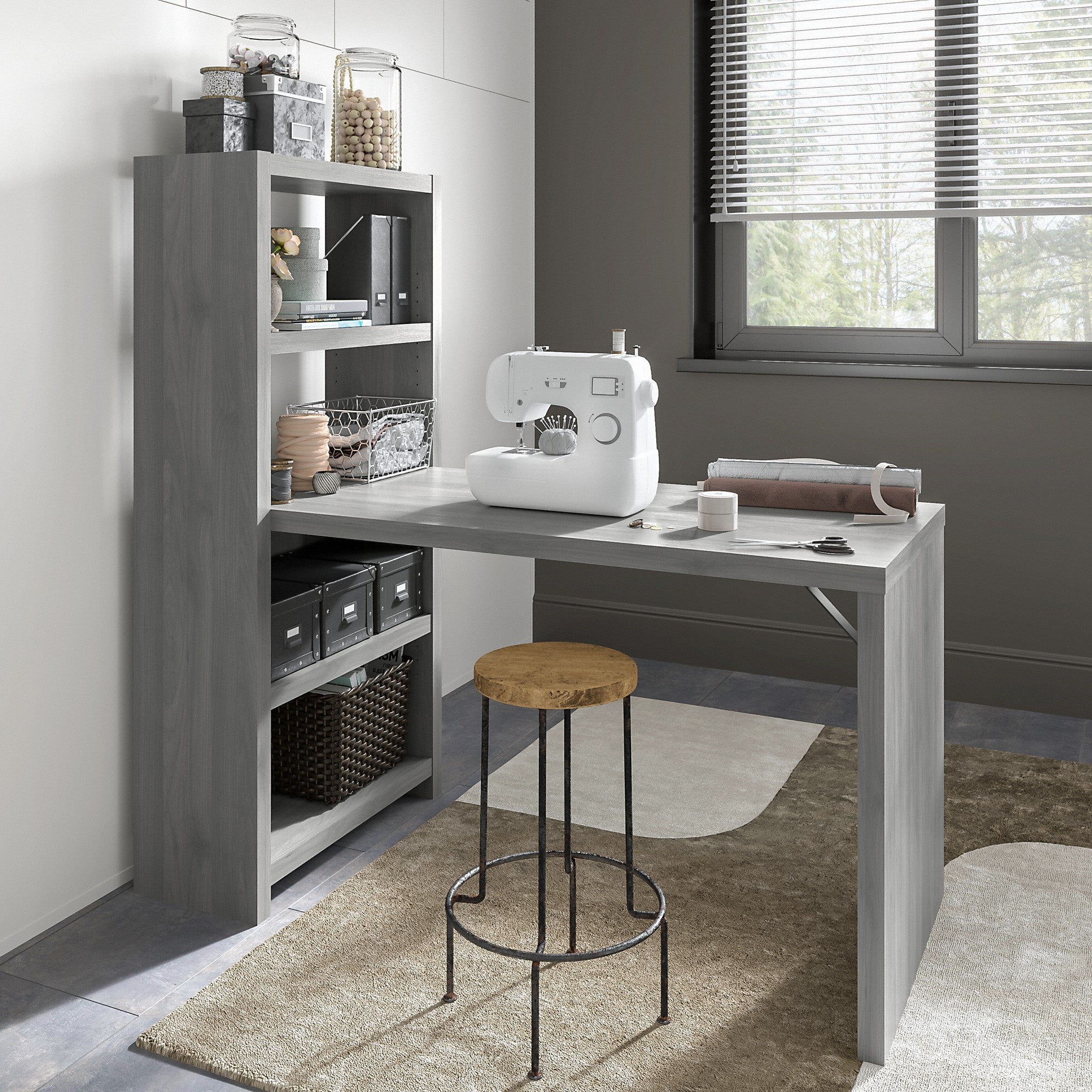 Office by kathy ireland® Echo 56W Craft Table