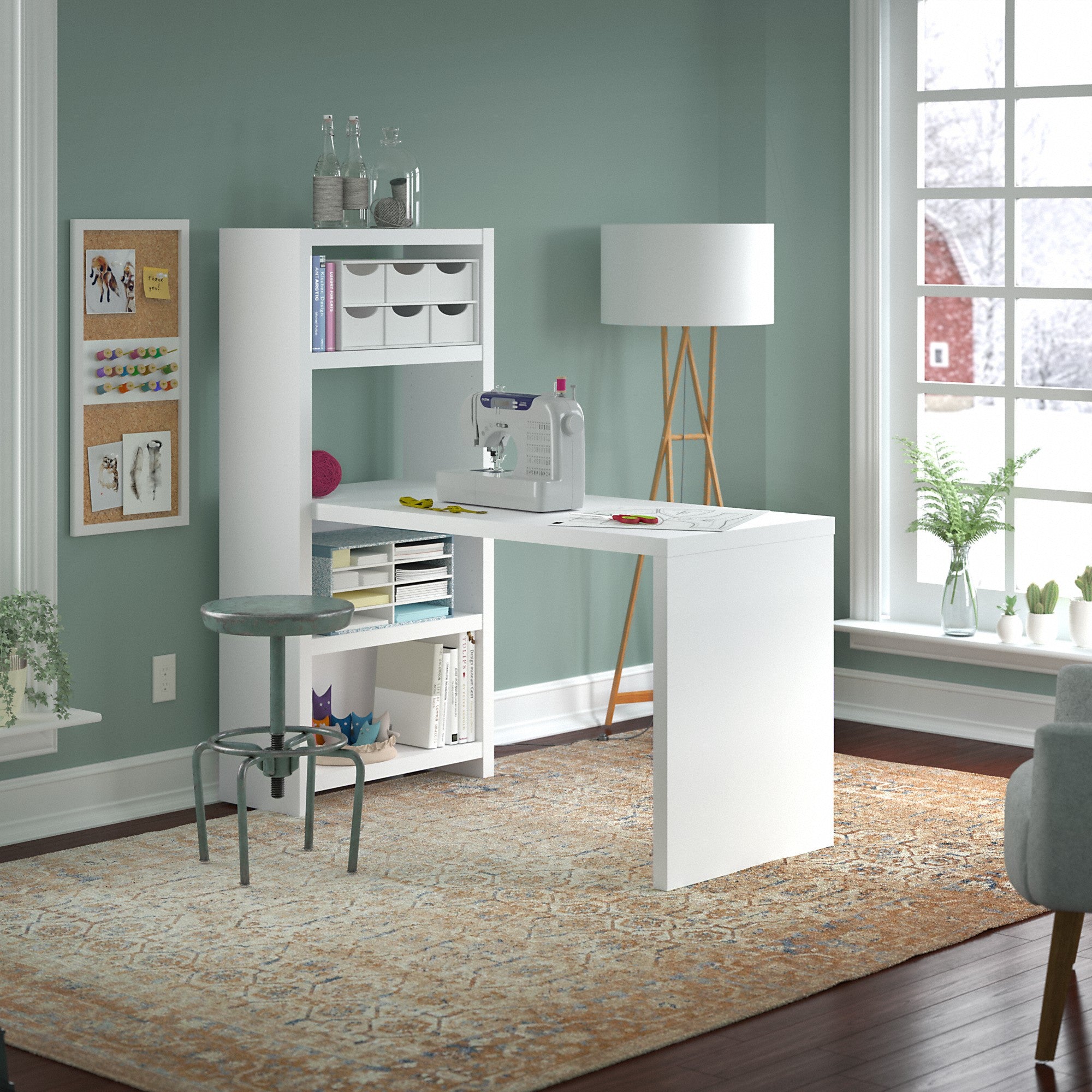 Office by kathy ireland® Echo 56W Craft Table