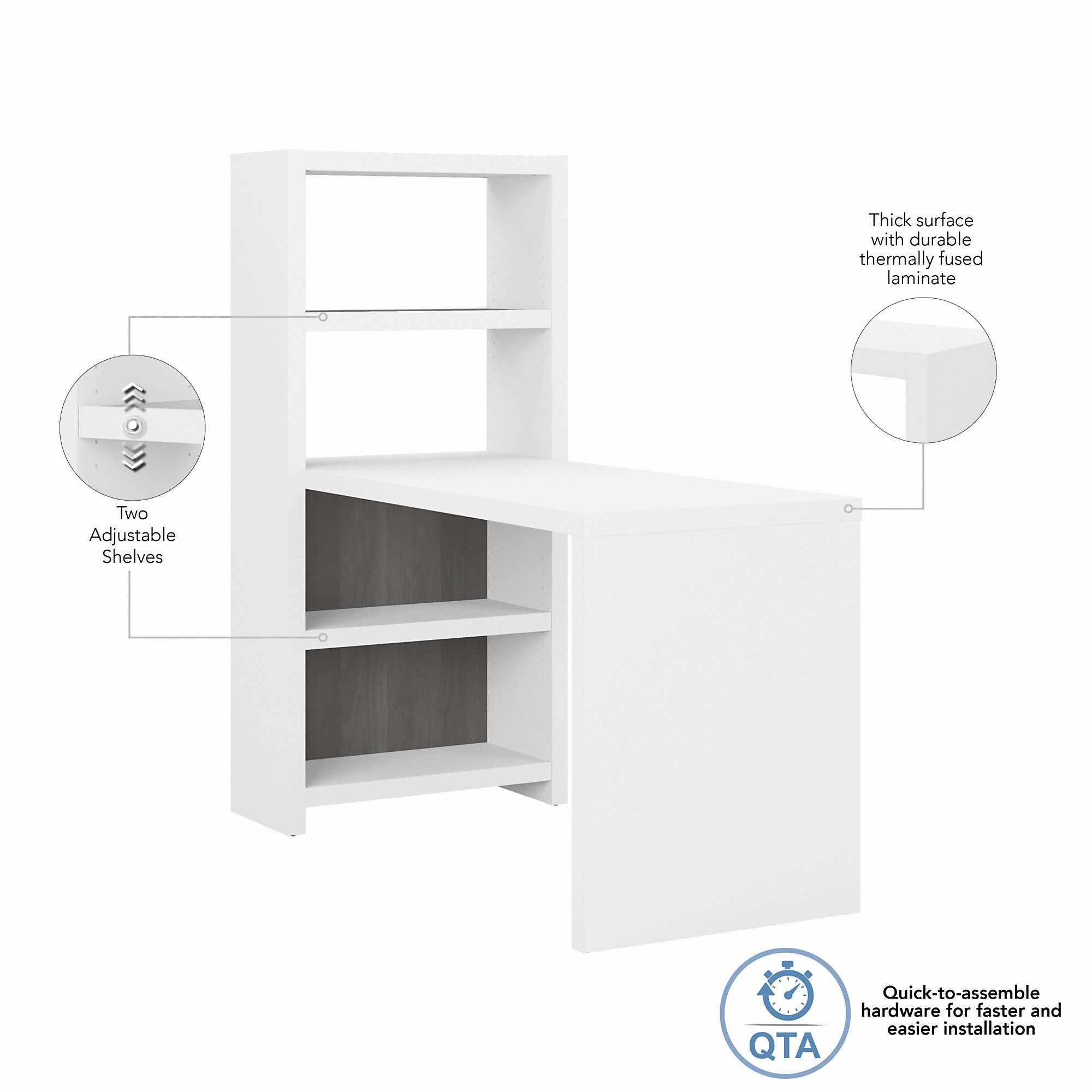 Office by kathy ireland® Echo 56W Craft Table