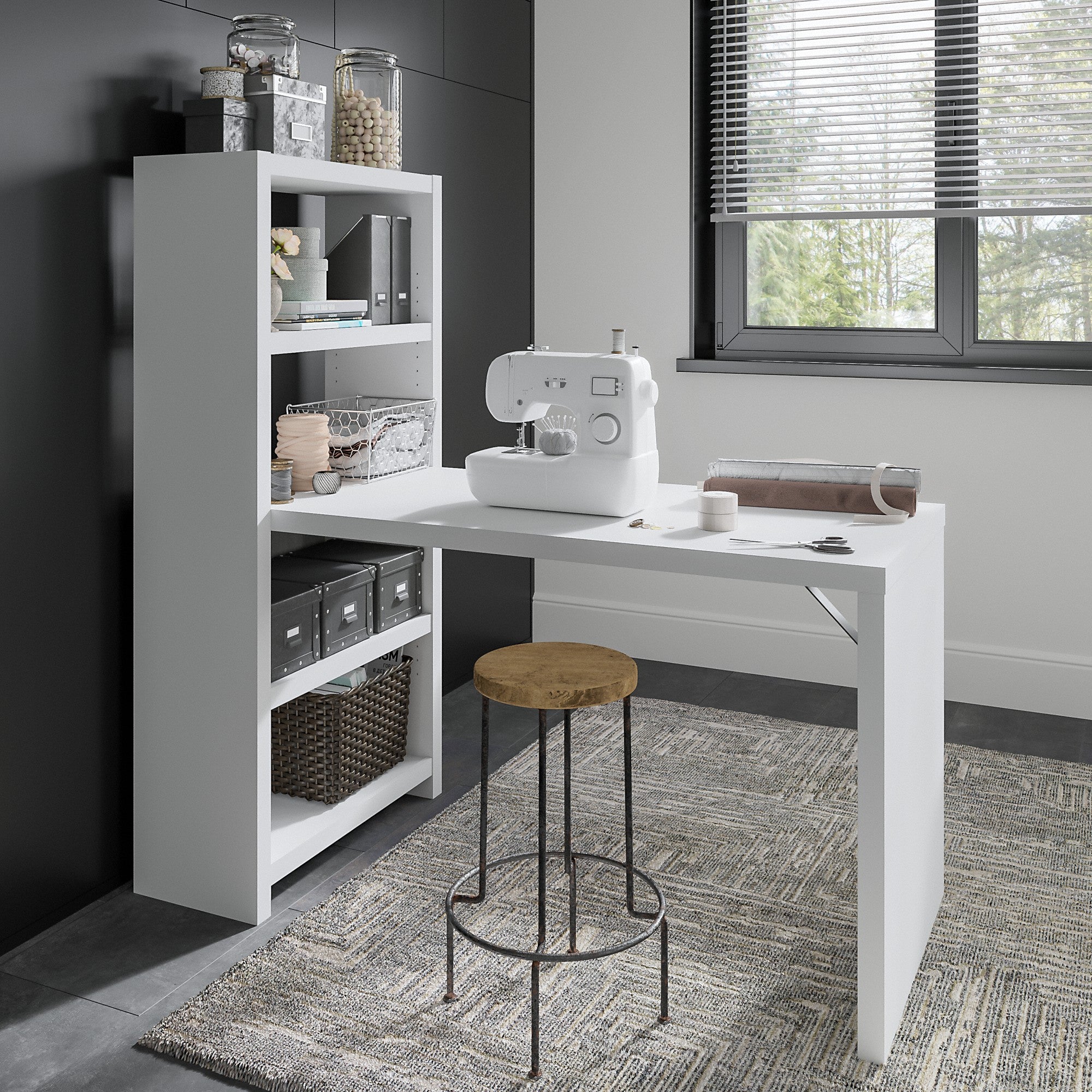 Office by kathy ireland® Echo 56W Craft Table