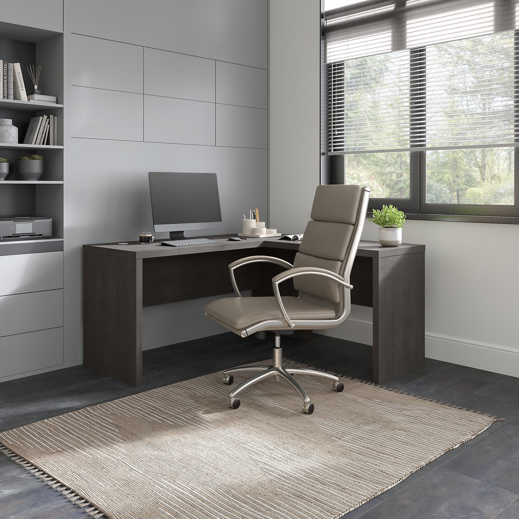 Office by kathy ireland® Echo L Shaped Desk