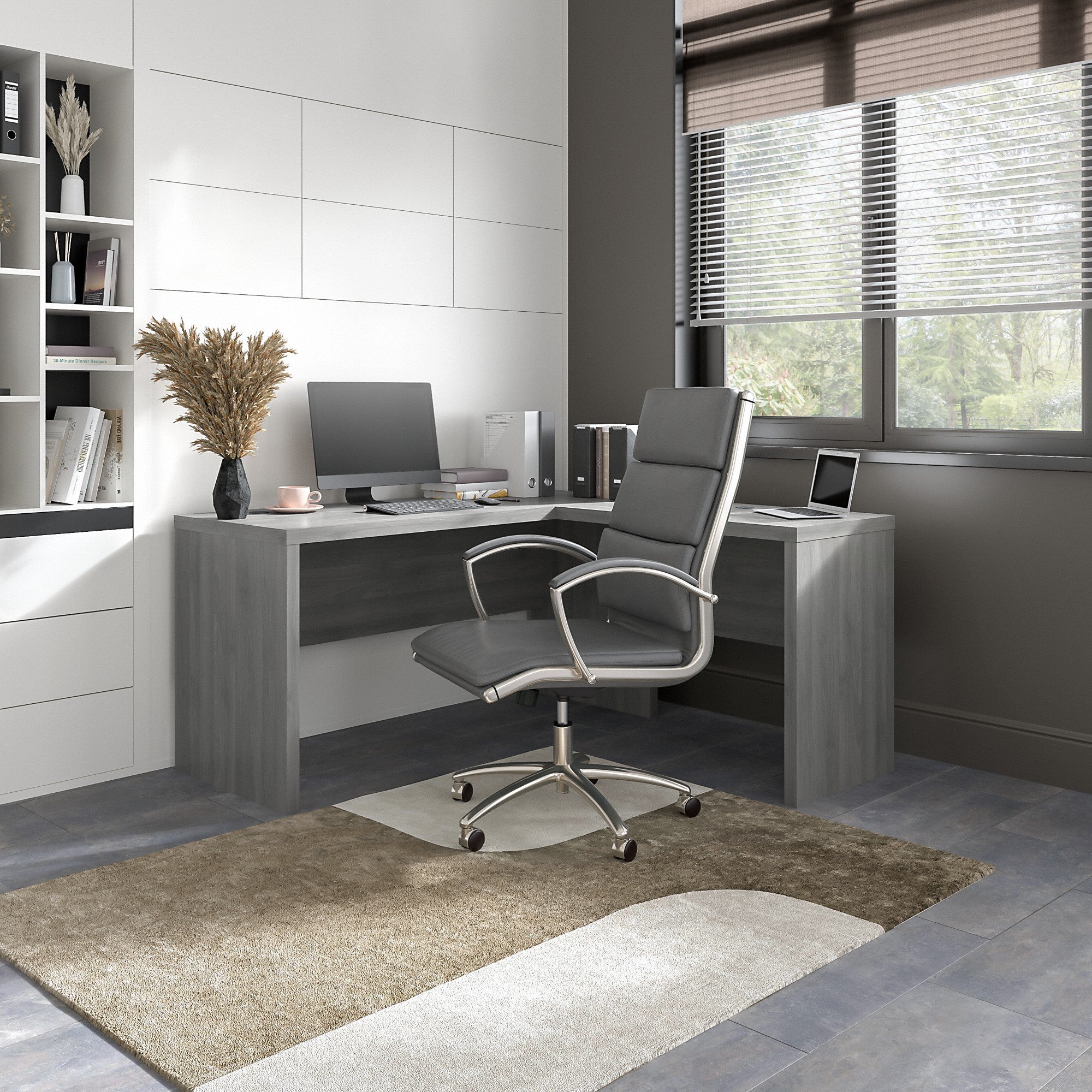 Office by kathy ireland® Echo L Shaped Desk