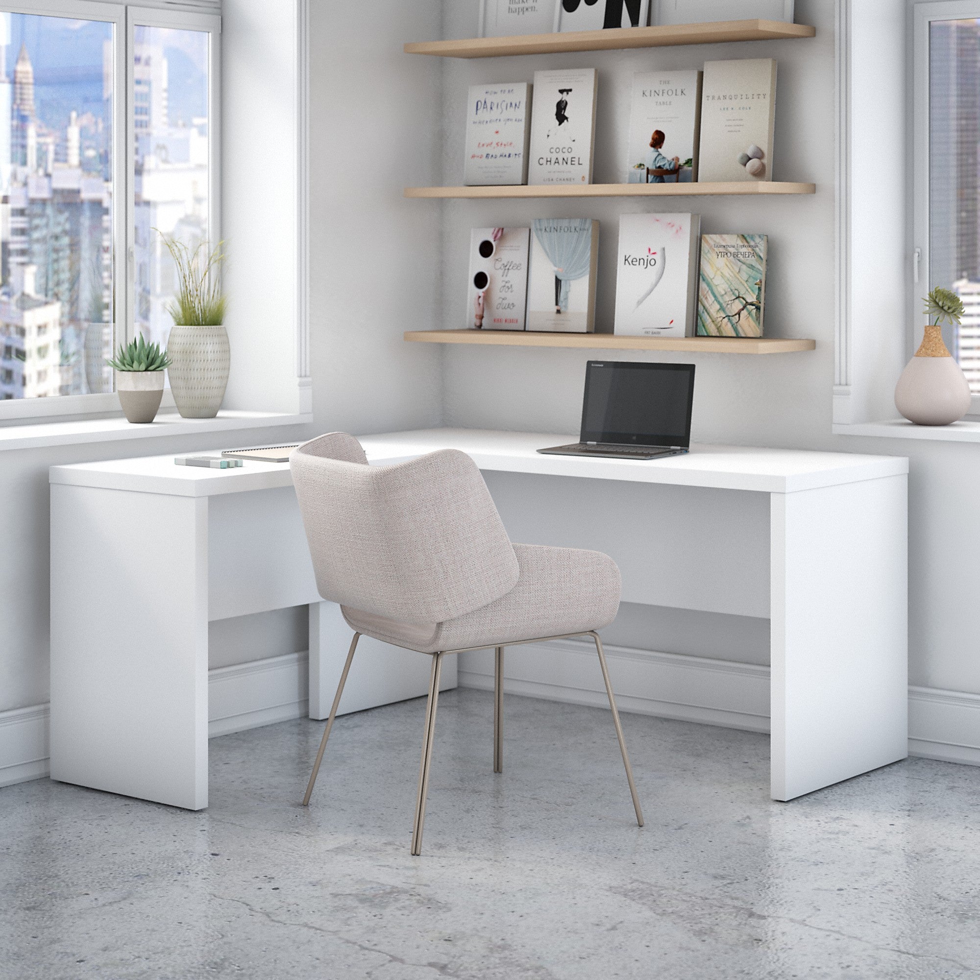 Office by kathy ireland® Echo L Shaped Desk