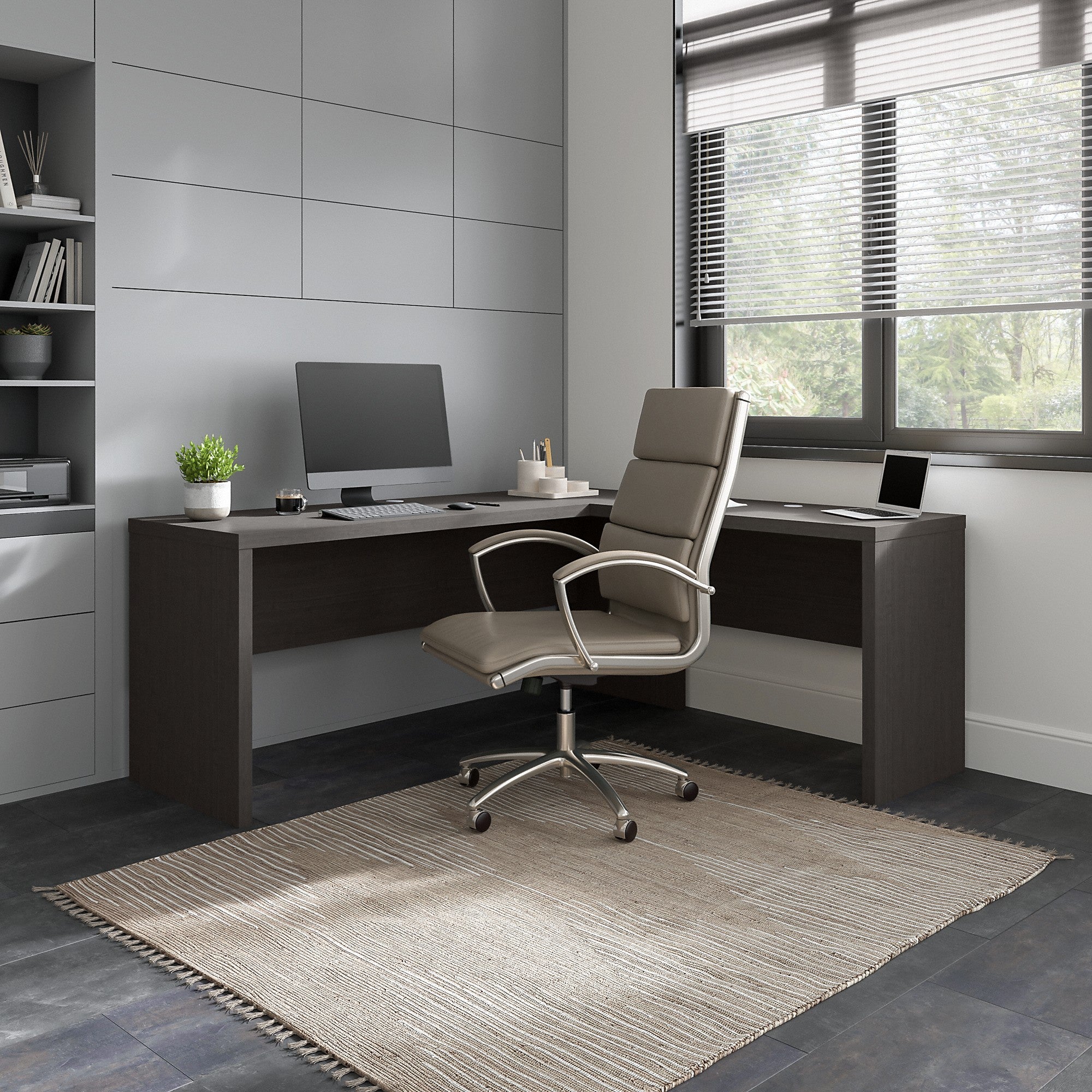 Office by kathy ireland® Echo 72W L Shaped Computer Desk