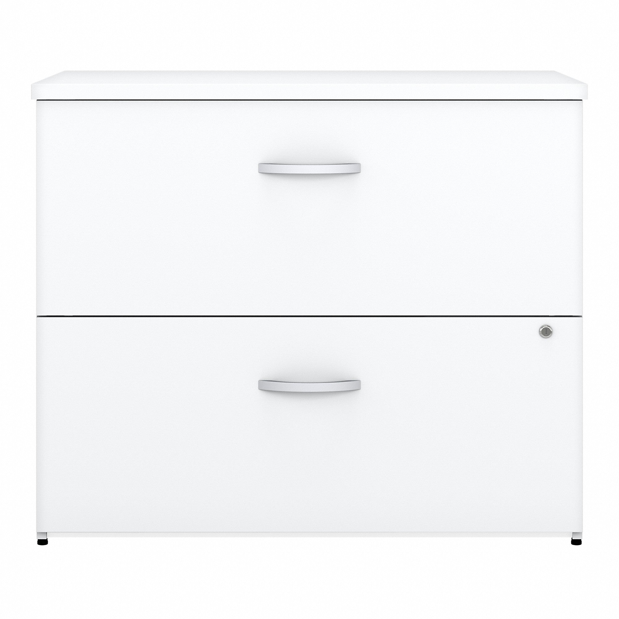 Bush Business Furniture Easy Office 2 Drawer Lateral File Cabinet - Assembled