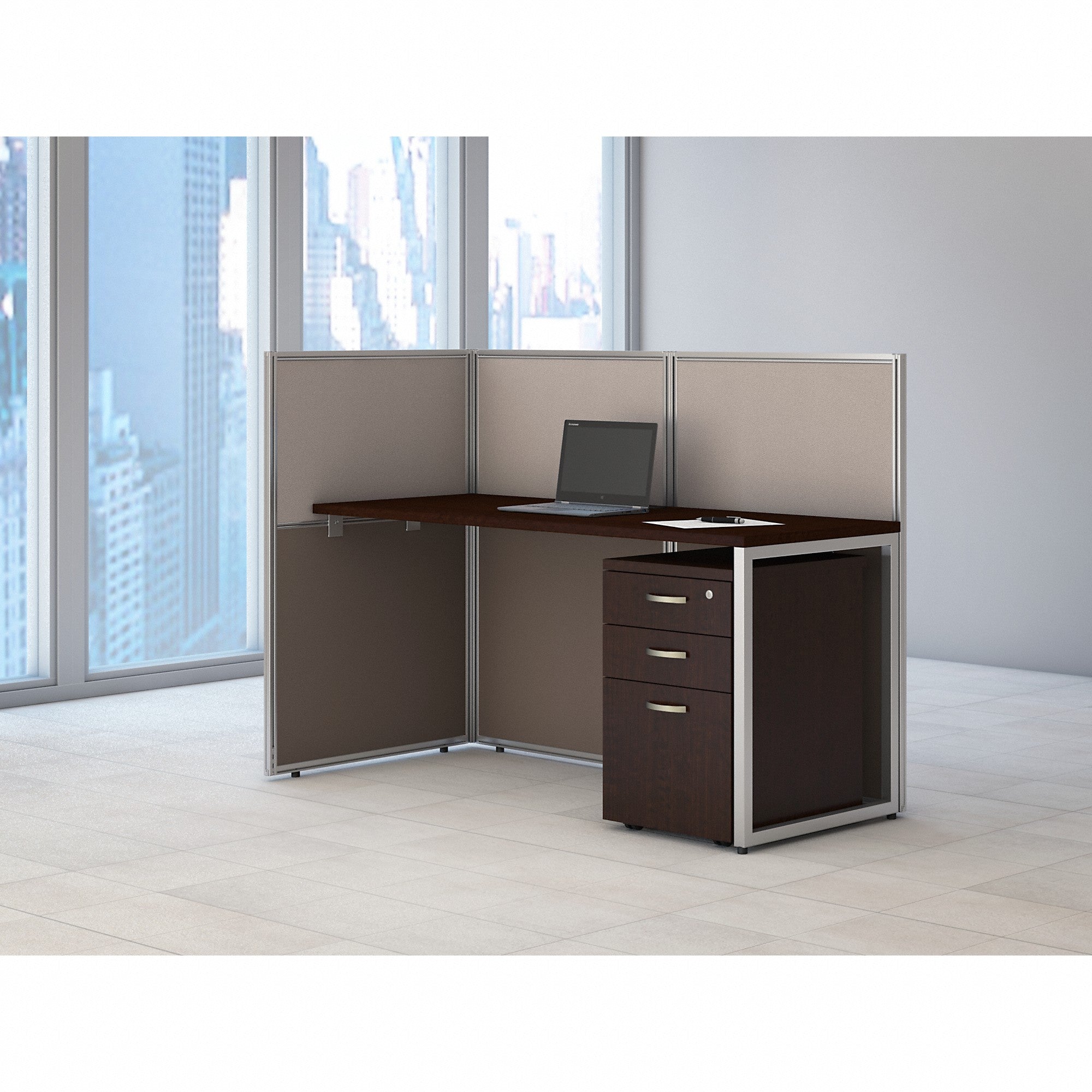 Bush Business Furniture Easy Office 3 Drawer Mobile File Cabinet