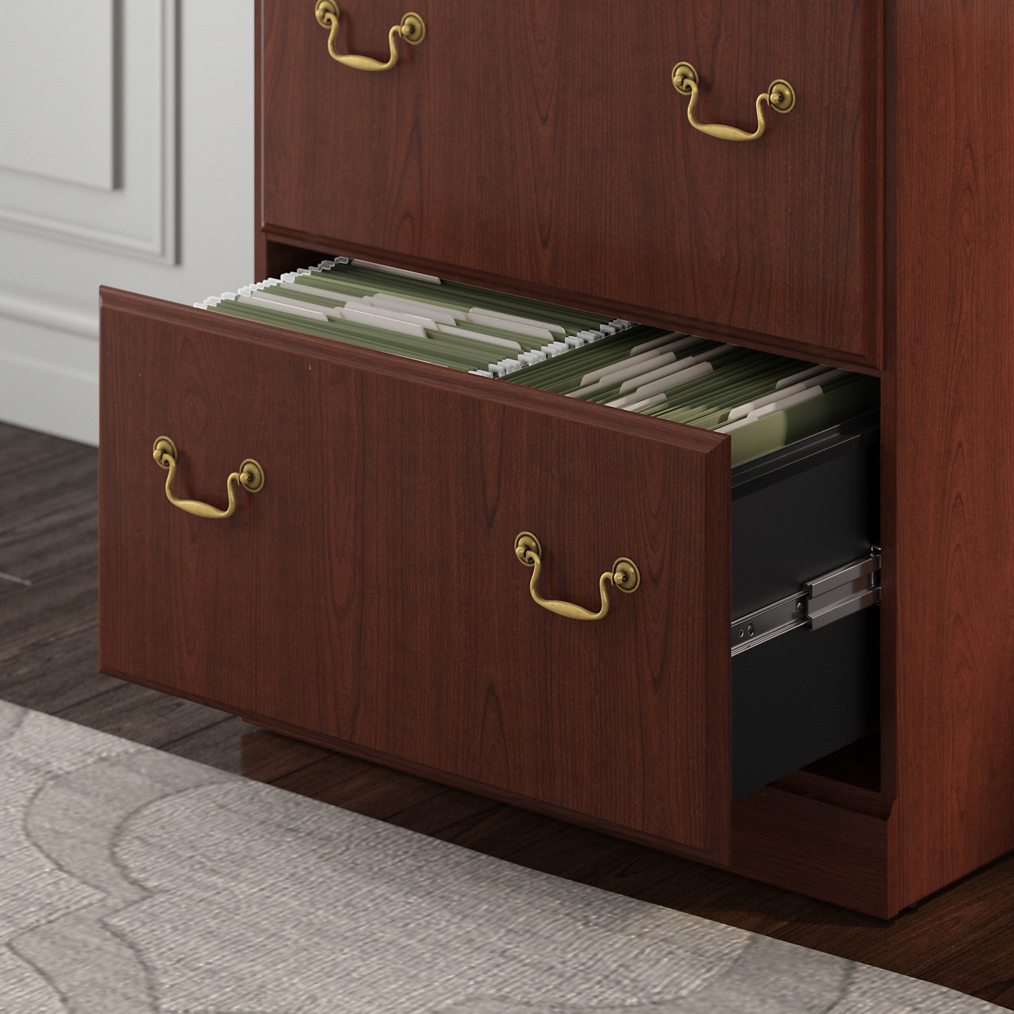 Bush Furniture Saratoga 2 Drawer Lateral File Cabinet