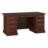 Bush Furniture Saratoga Executive Desk with Drawers