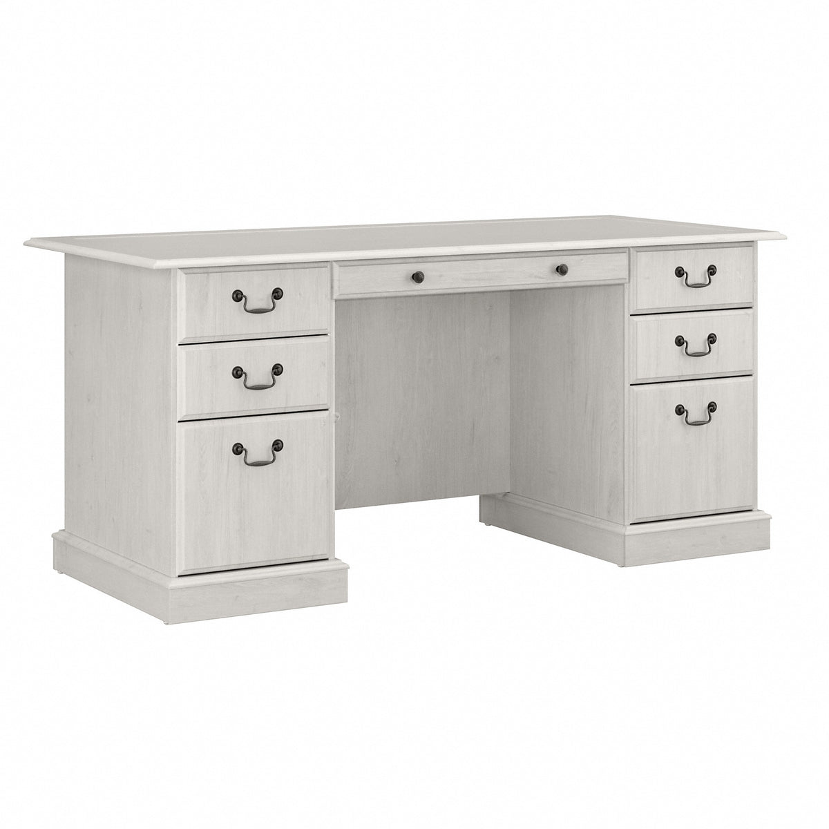 Bush Furniture Saratoga Executive Desk with Drawers