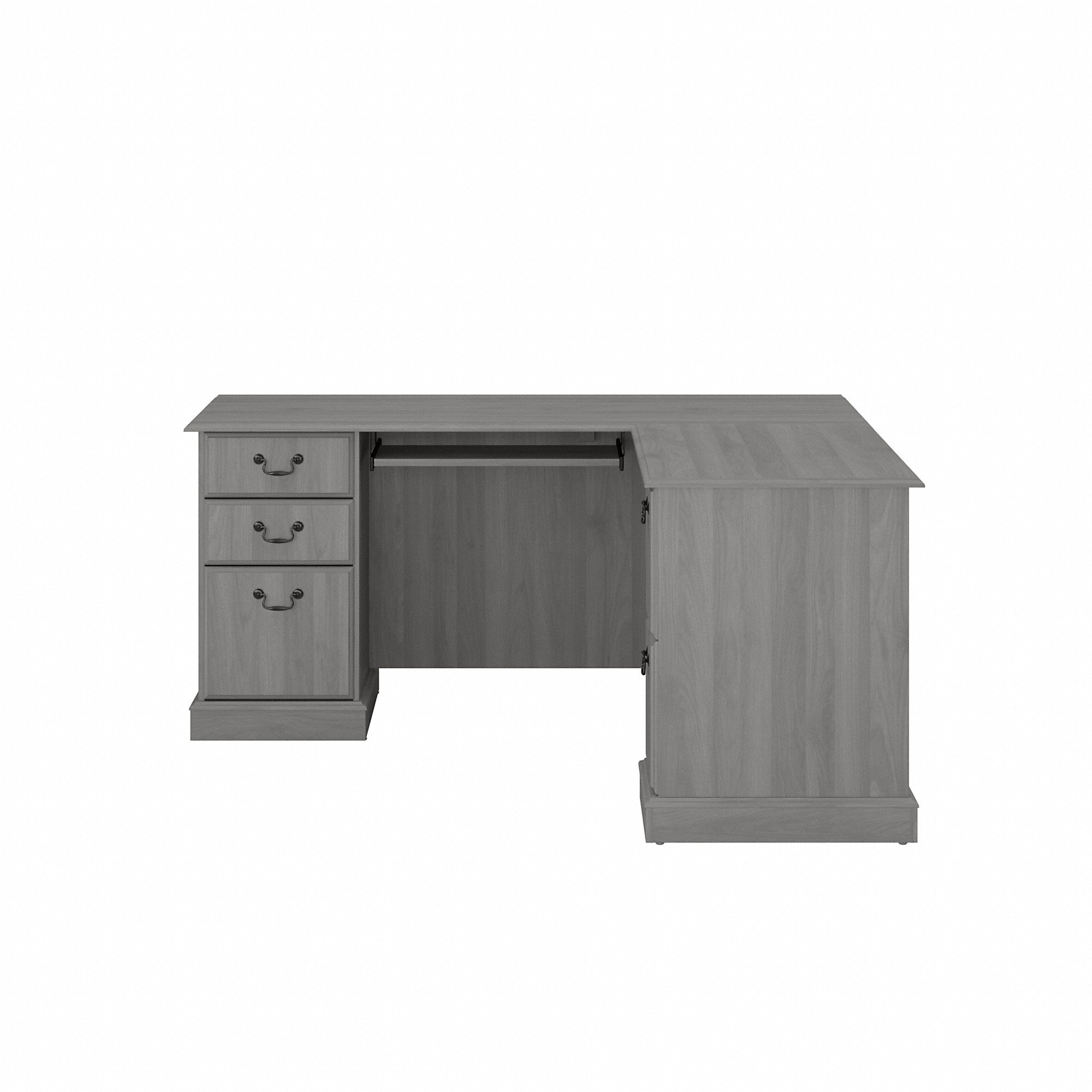 Bush Furniture Saratoga L Shaped Computer Desk with Drawers