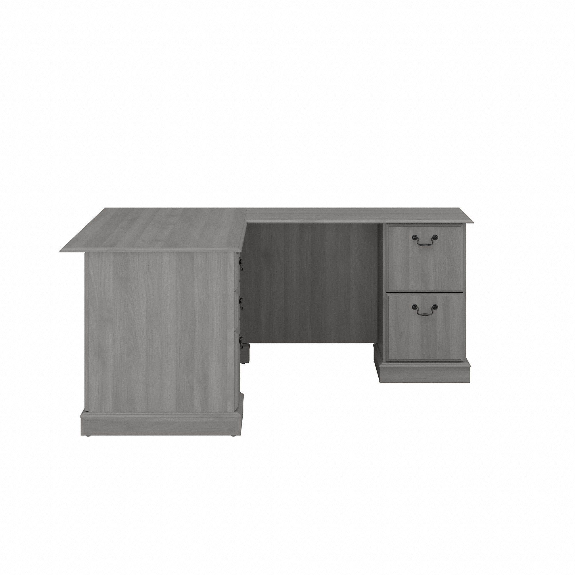 Bush Furniture Saratoga L Shaped Computer Desk with Drawers