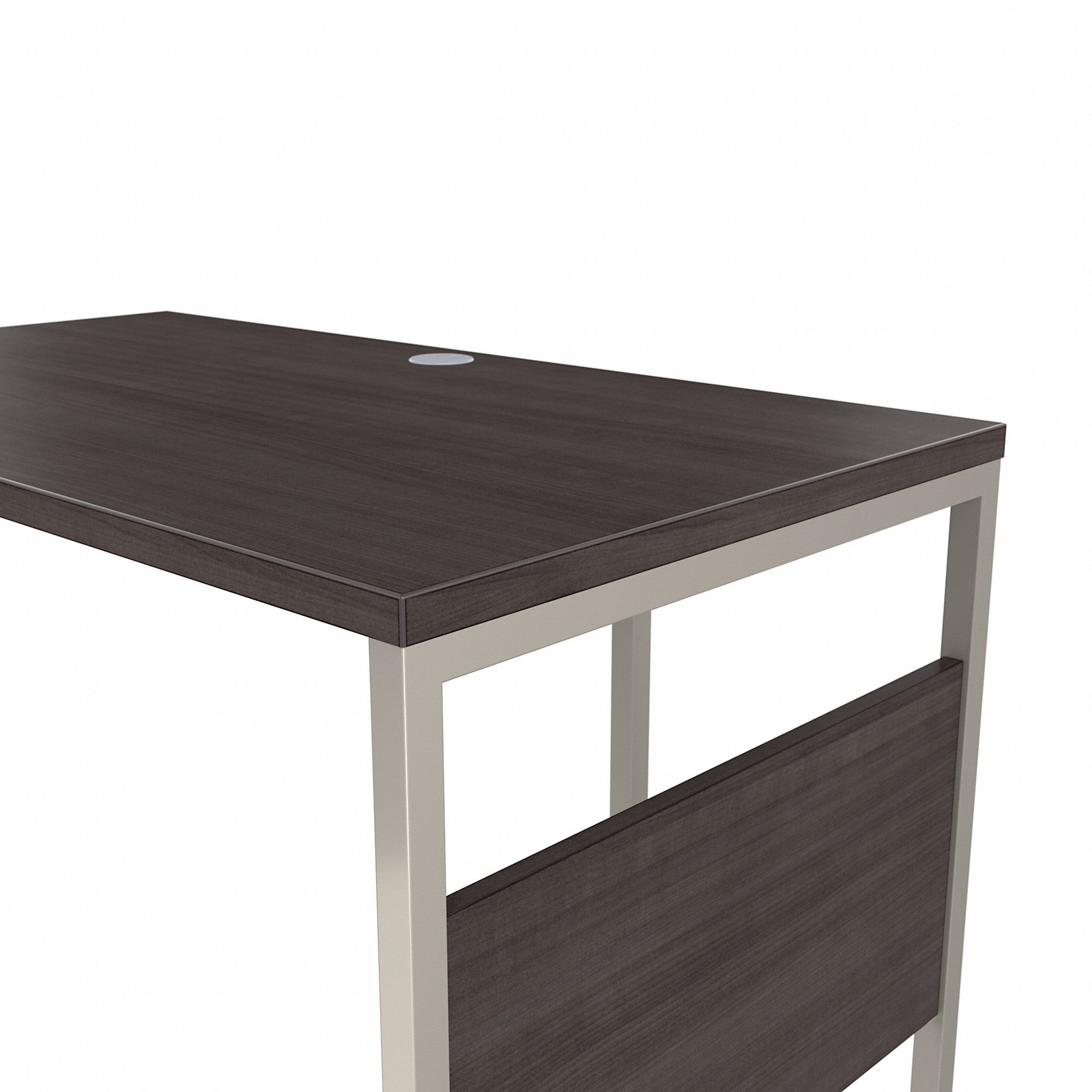 Bush Business Furniture Hybrid 72W x 36D L Shaped Table Desk with 3 Drawer Mobile File Cabinet